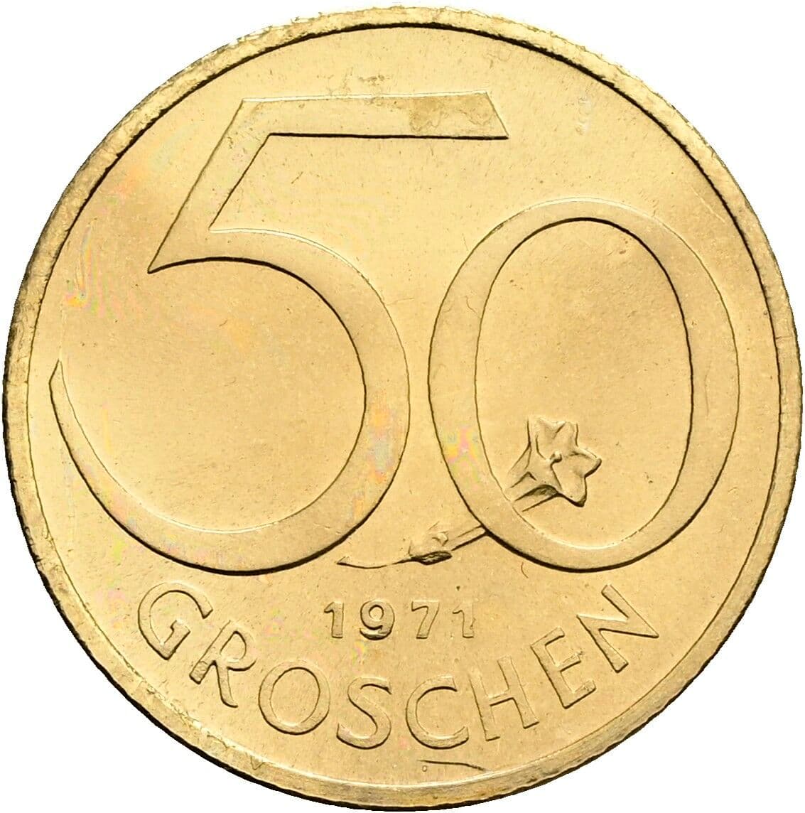 50 Groschen 1971 – Vorderseite