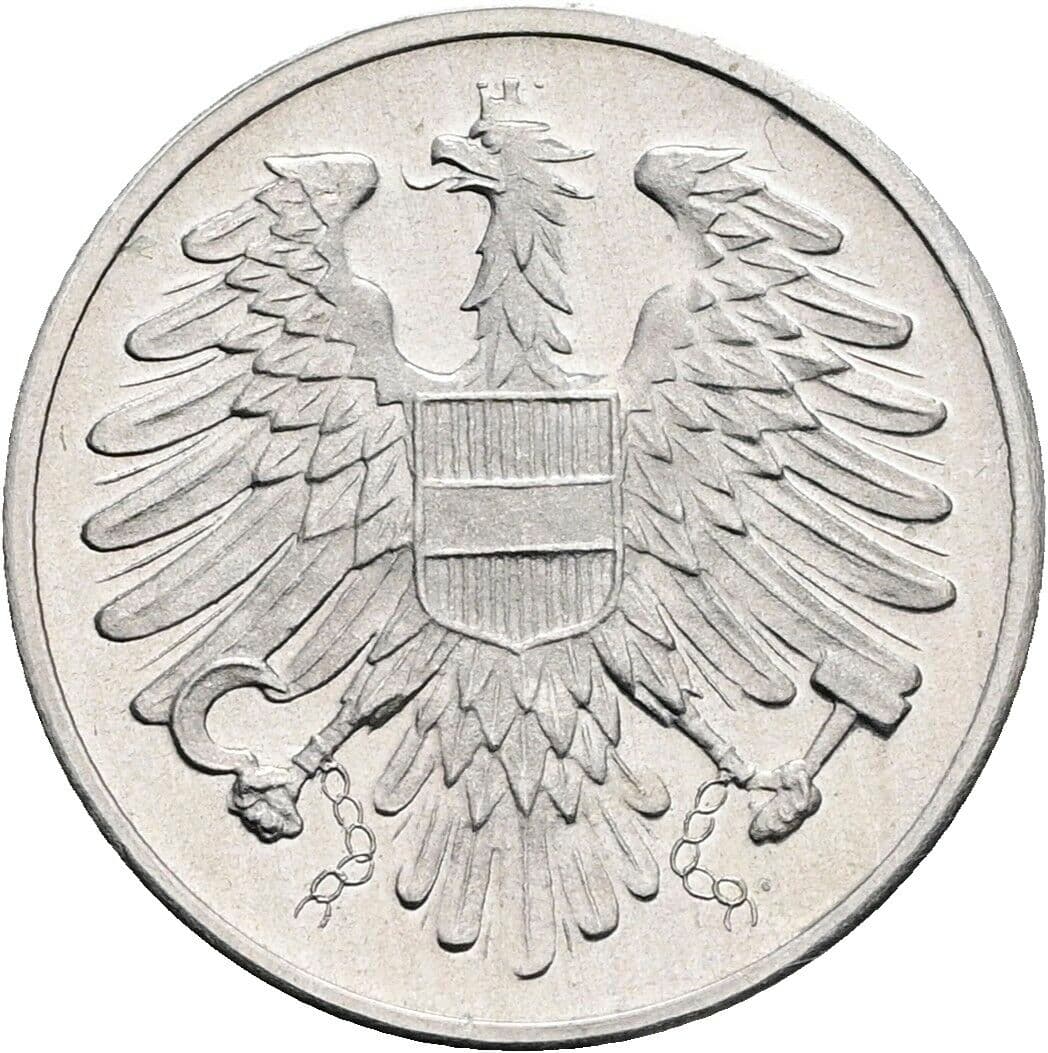 2 Groschen 1970 – Rückseite