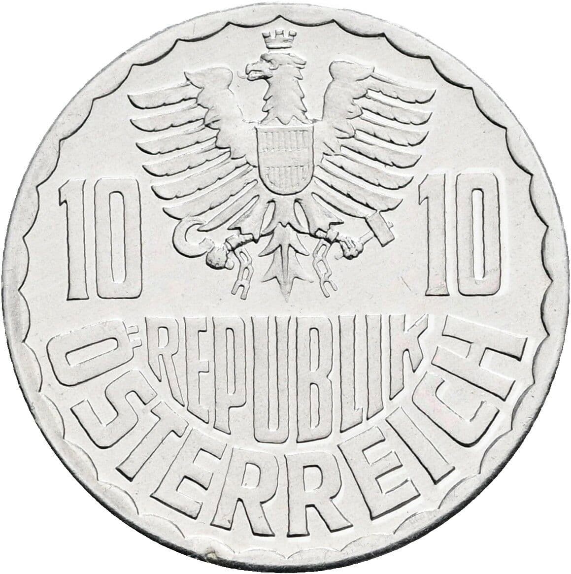 10 Groschen 1978 – Rückseite