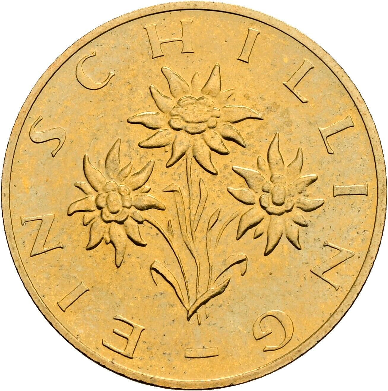 1 Schilling 1986 – Rückseite