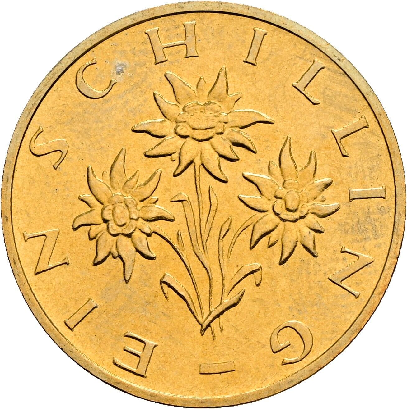 1 Schilling 1995 – Rückseite