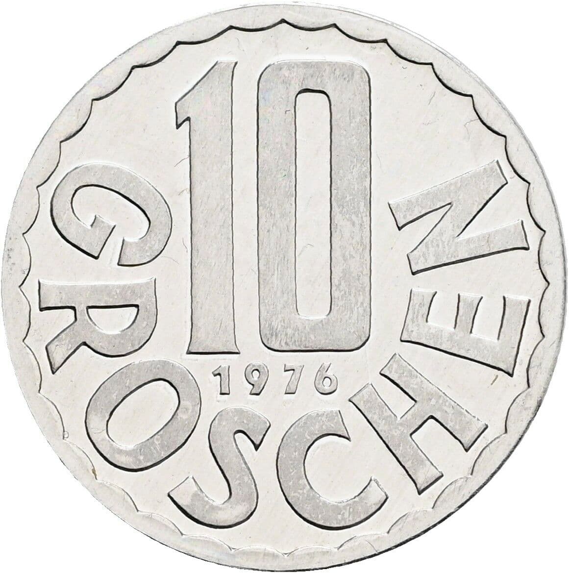 10 Groschen 1976 – Vorderseite