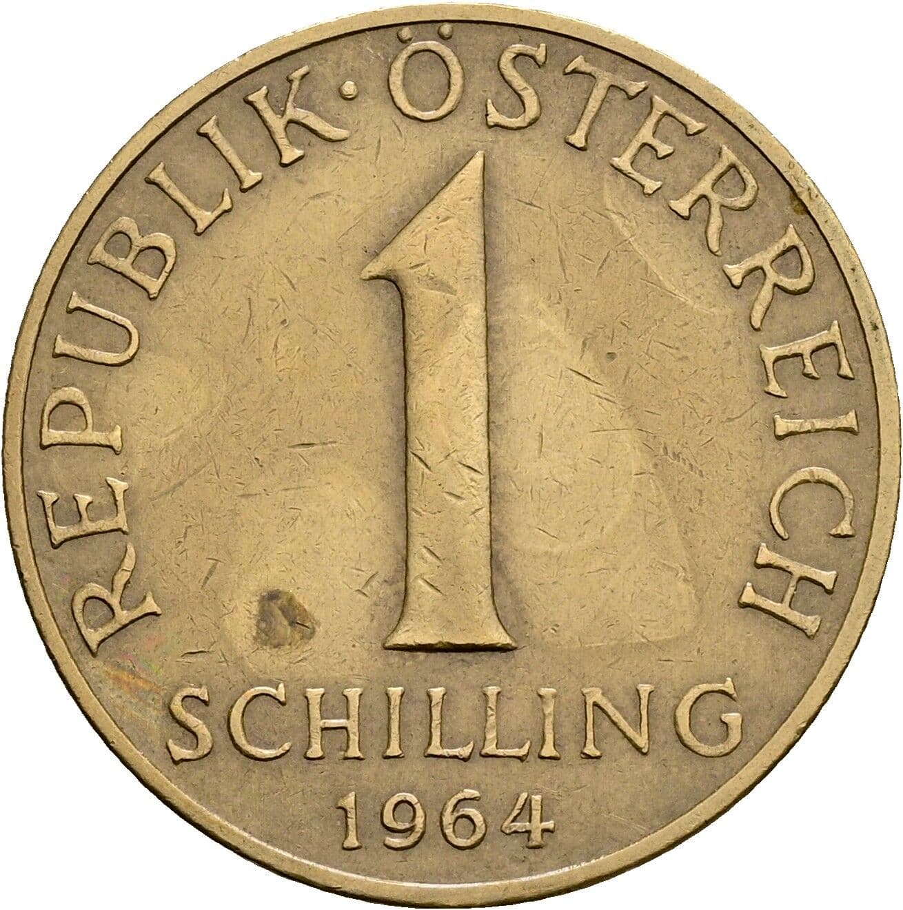 1 Schilling 1964 – Vorderseite