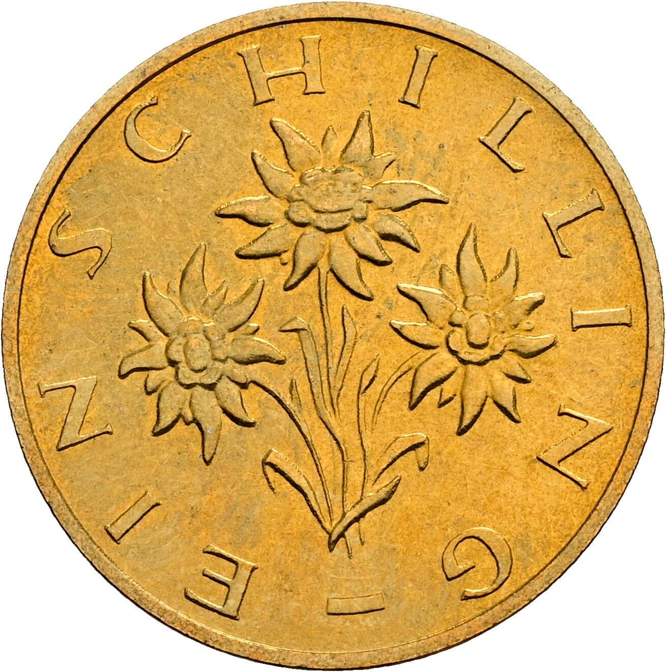 1 Schilling 1993 – Rückseite