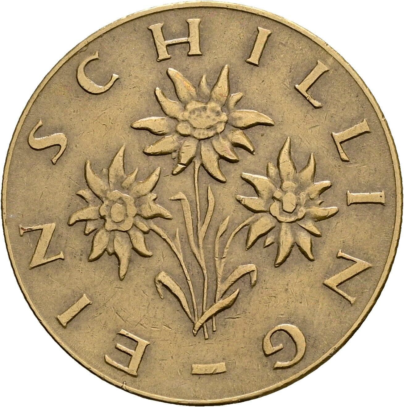 1 Schilling 1964 – Rückseite
