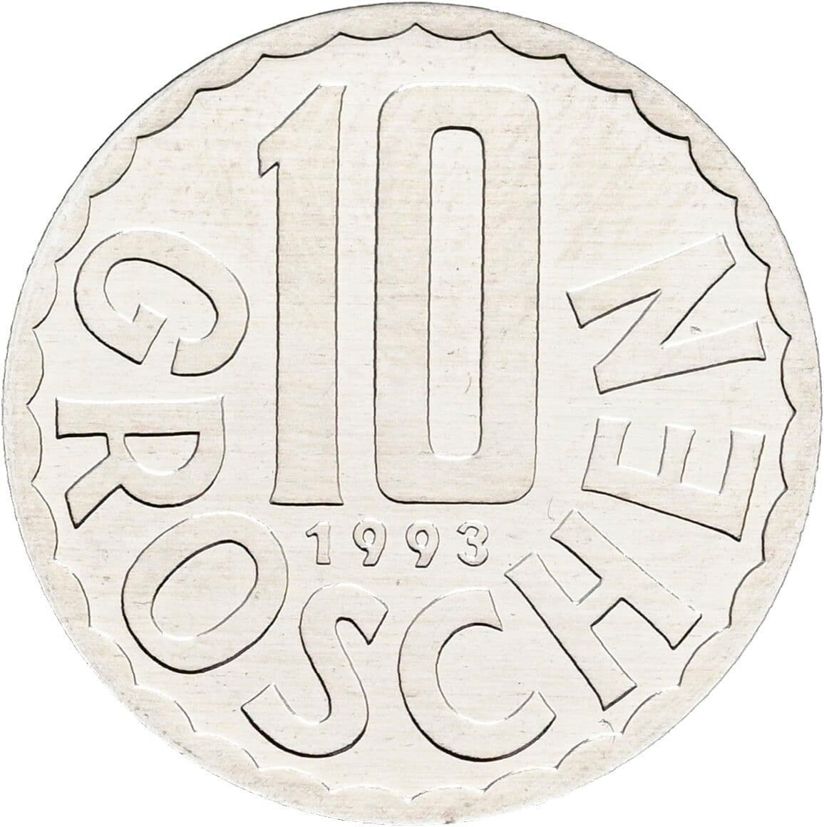 10 Groschen 1993 – Vorderseite