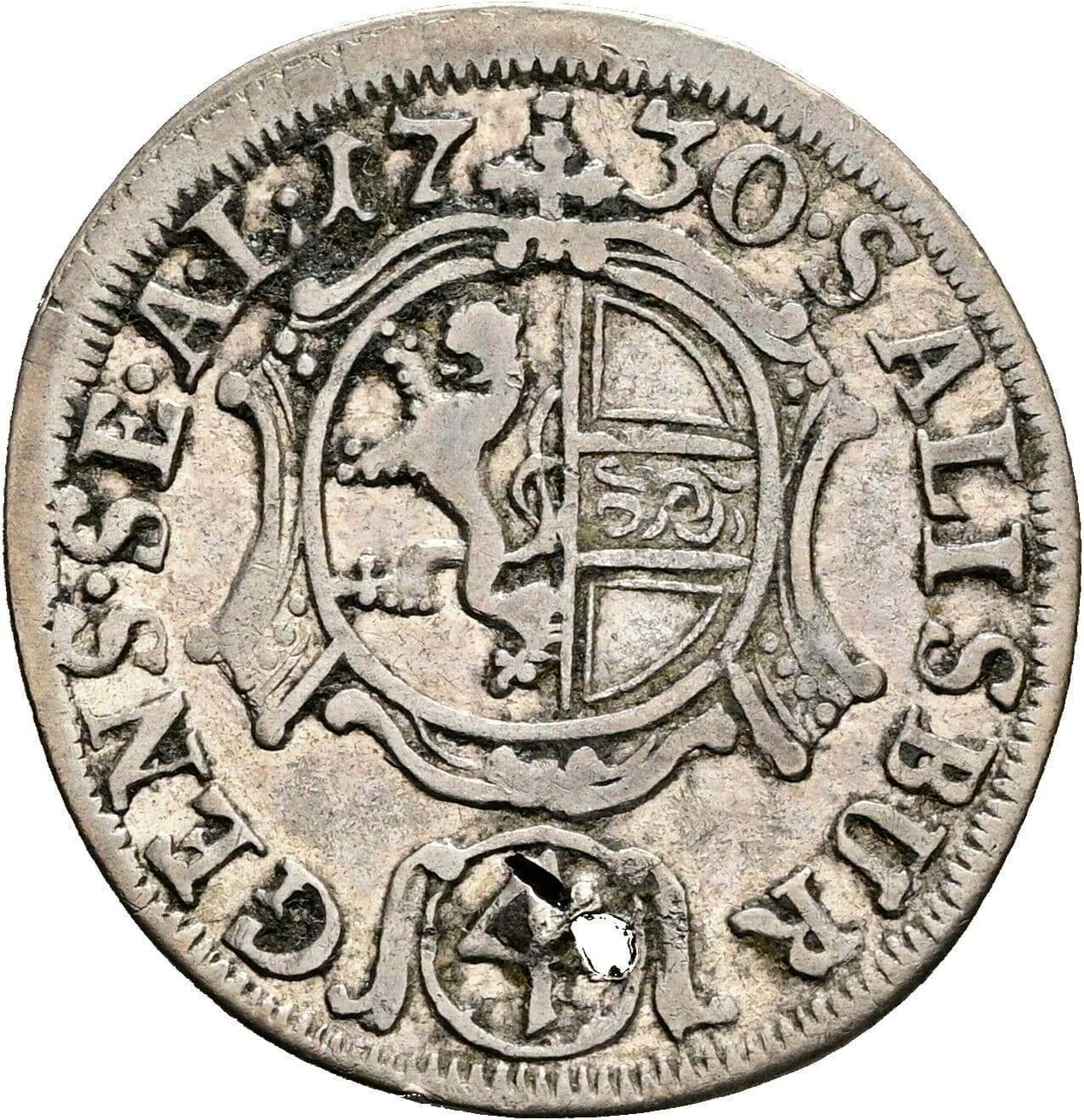 Batzen Leopold Anton Eleutherius Freiherr von Firmian 1727-1744 1730 – Vorderseite