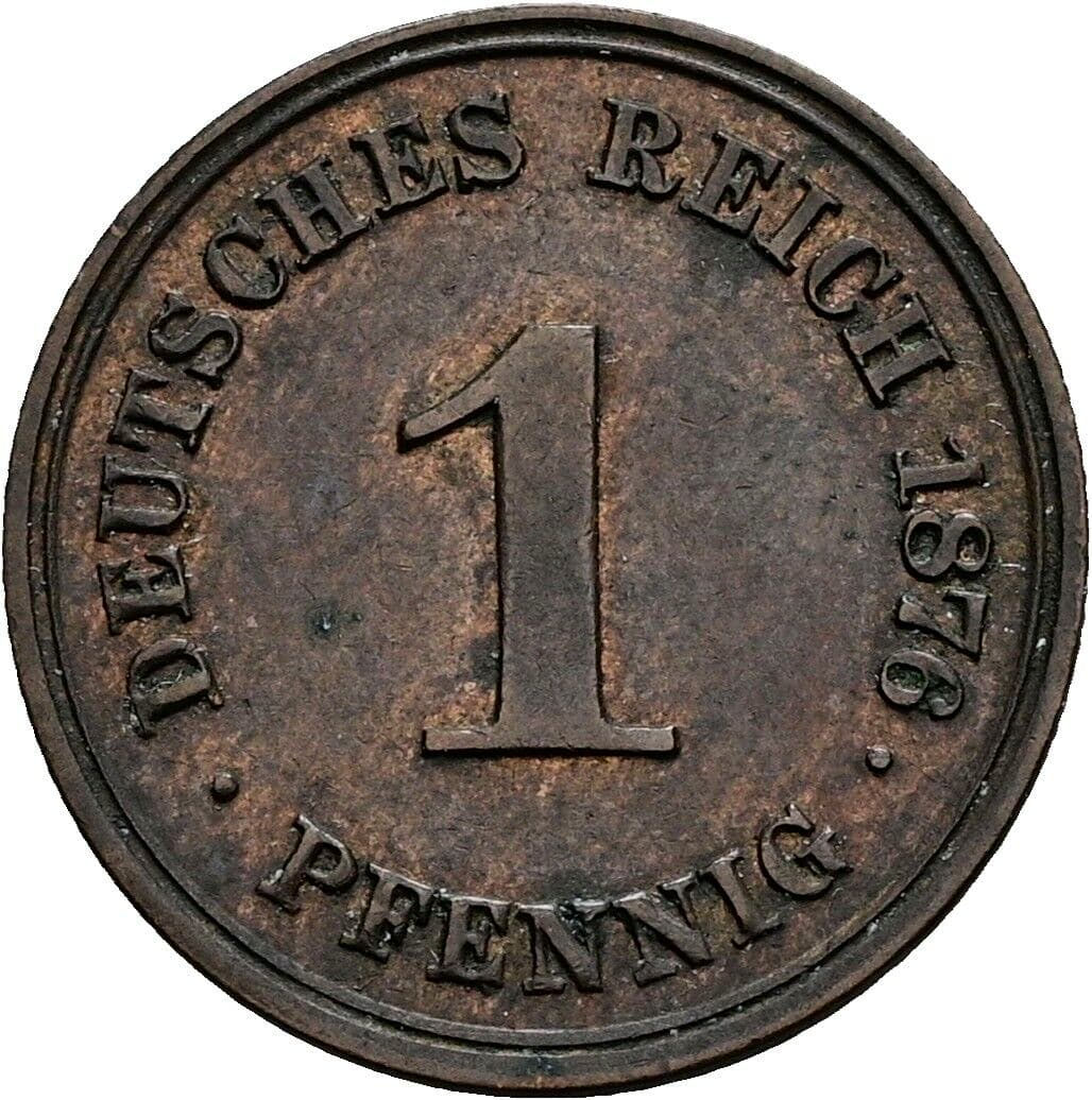 1 Pfennig 1876 A – Vorderseite