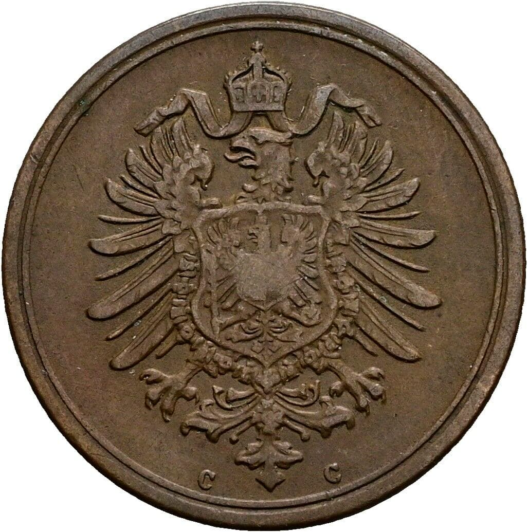 1 Pfennig 1874 C – Rückseite