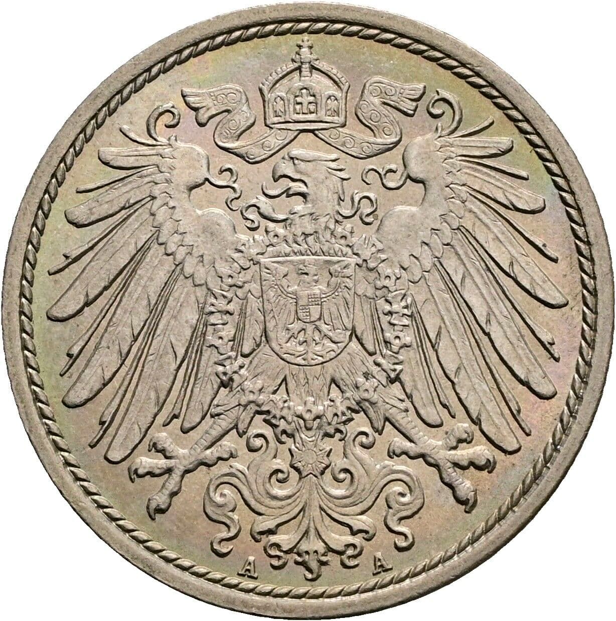 10 Pfennig 1900 A – Rückseite