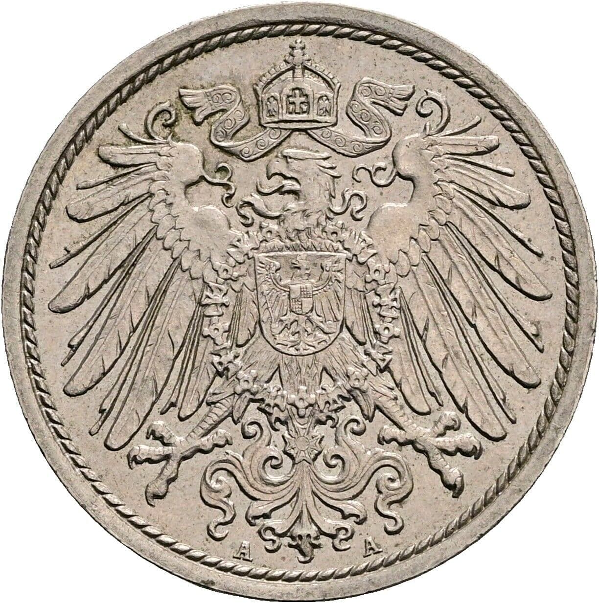 10 Pfennig 1915 A – Rückseite
