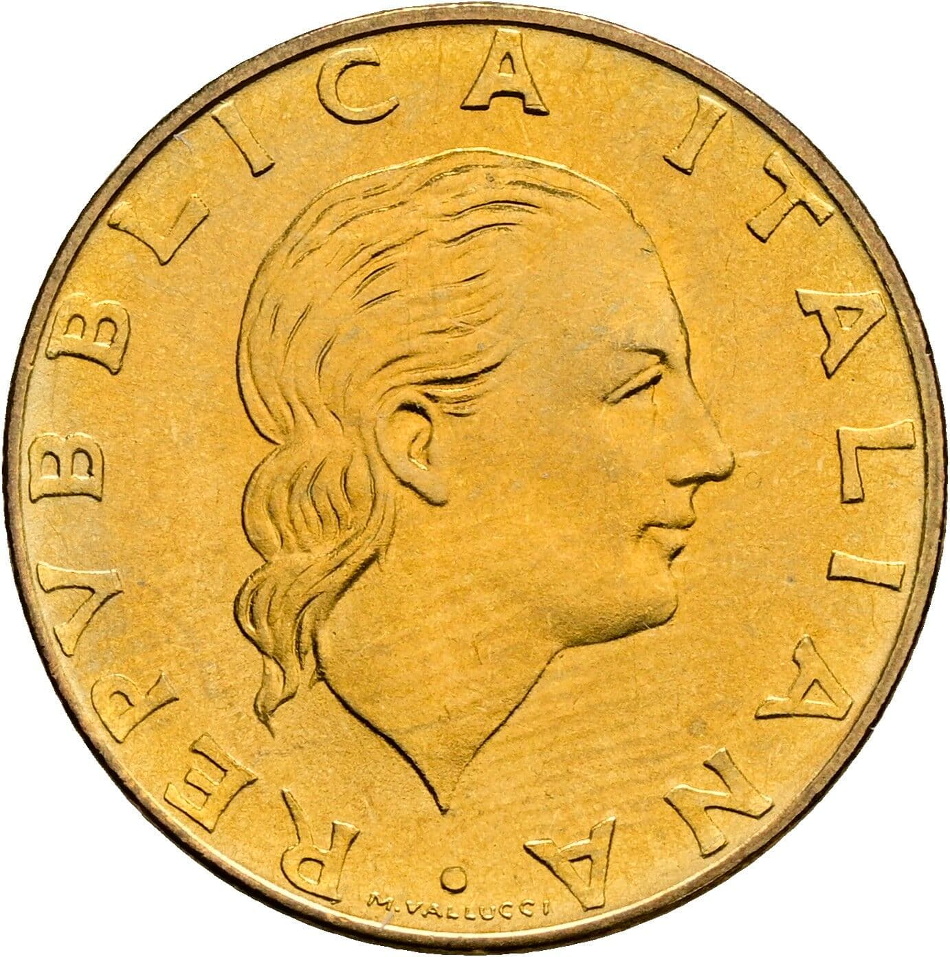 200 Lire 1992 – Vorderseite