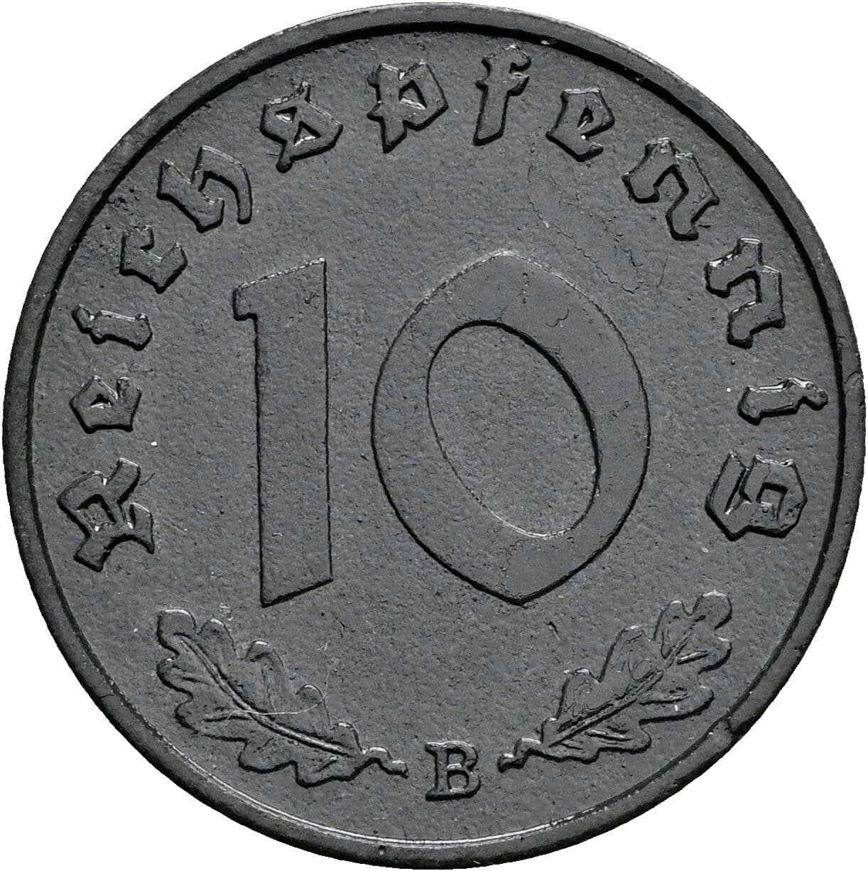 10 Reichspfennig 1940 B – Vorderseite