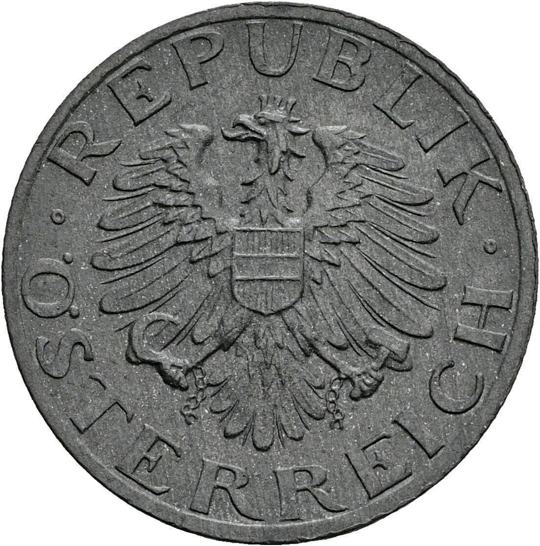 5 Groschen 1973 – Rückseite
