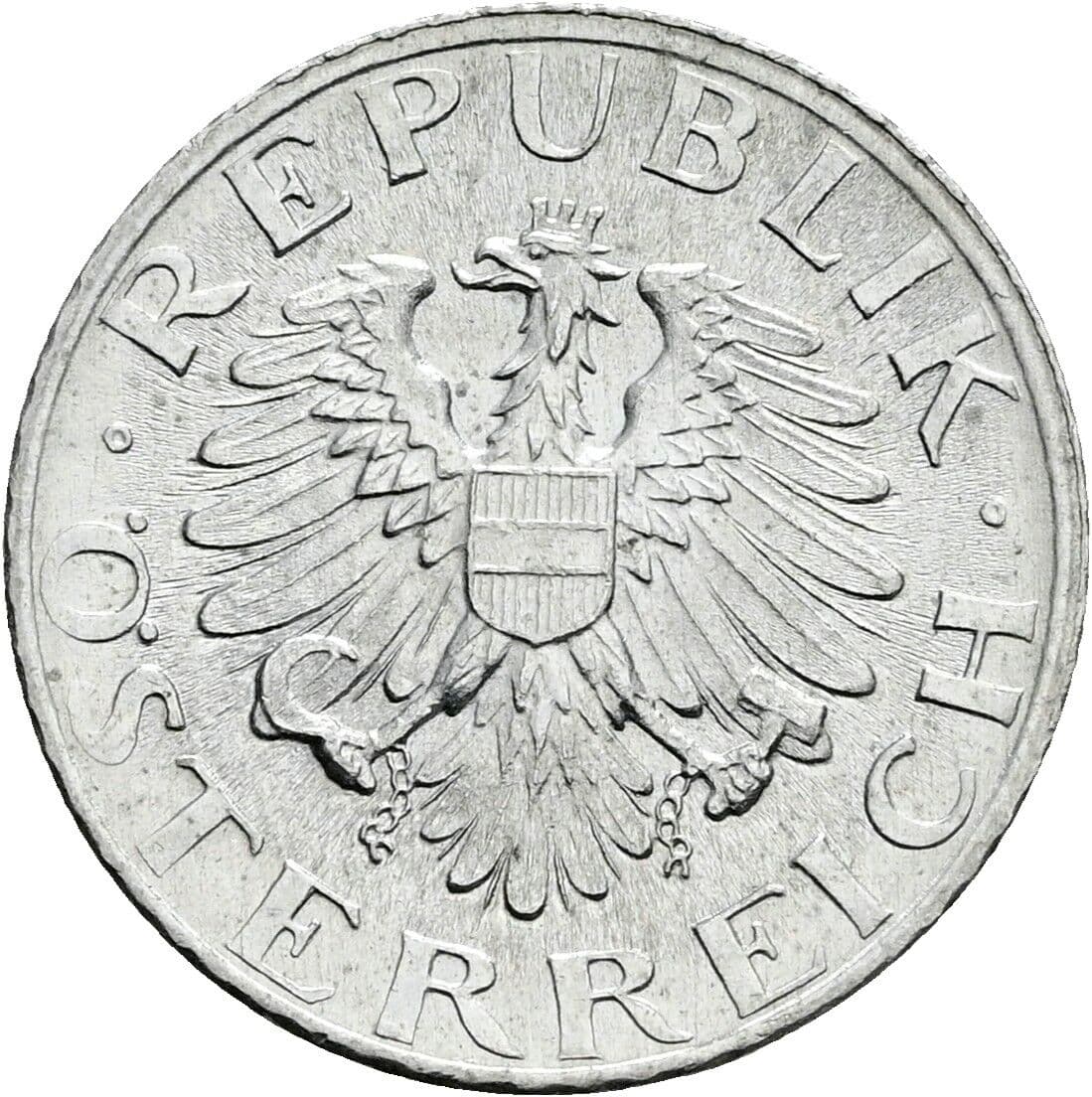 5 Groschen 1990 – Rückseite