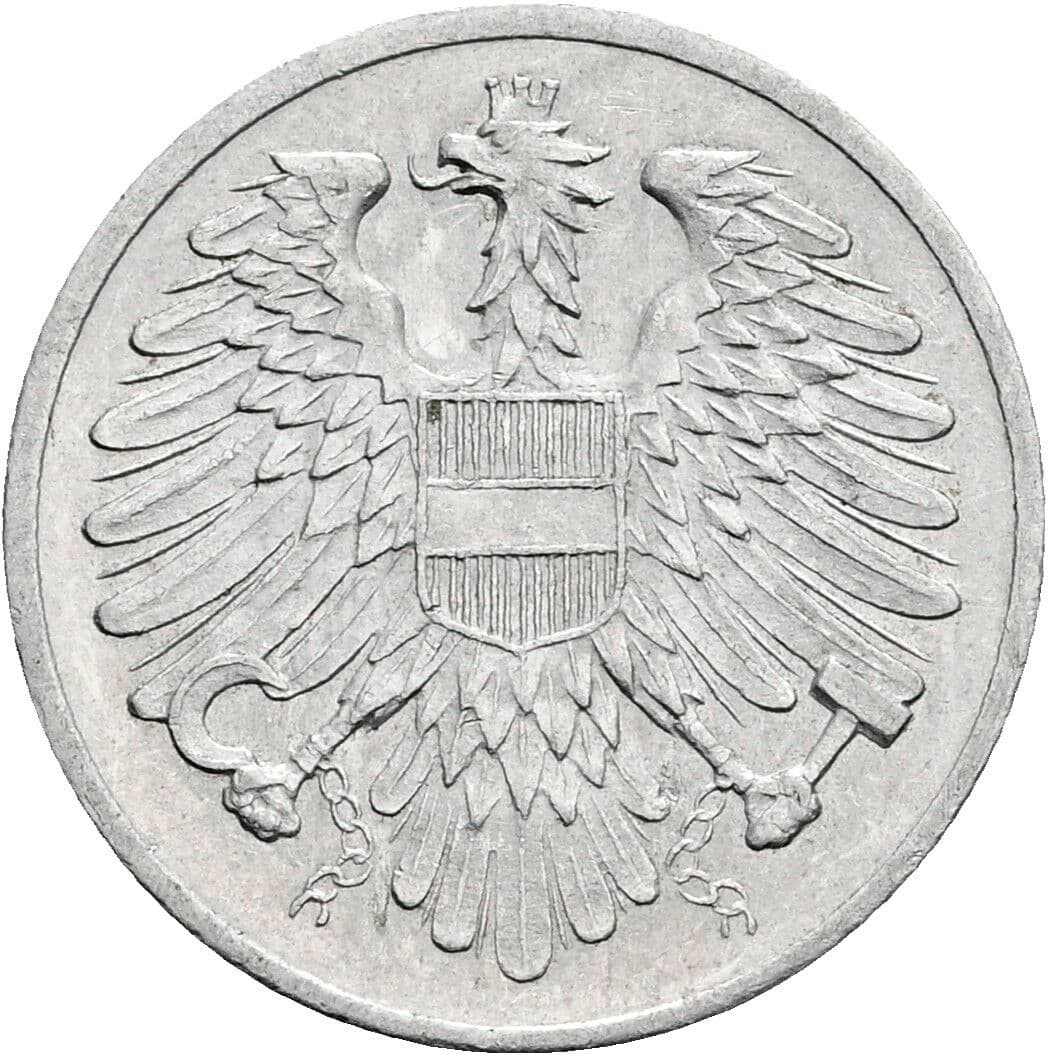 2 Groschen 1965 – Rückseite