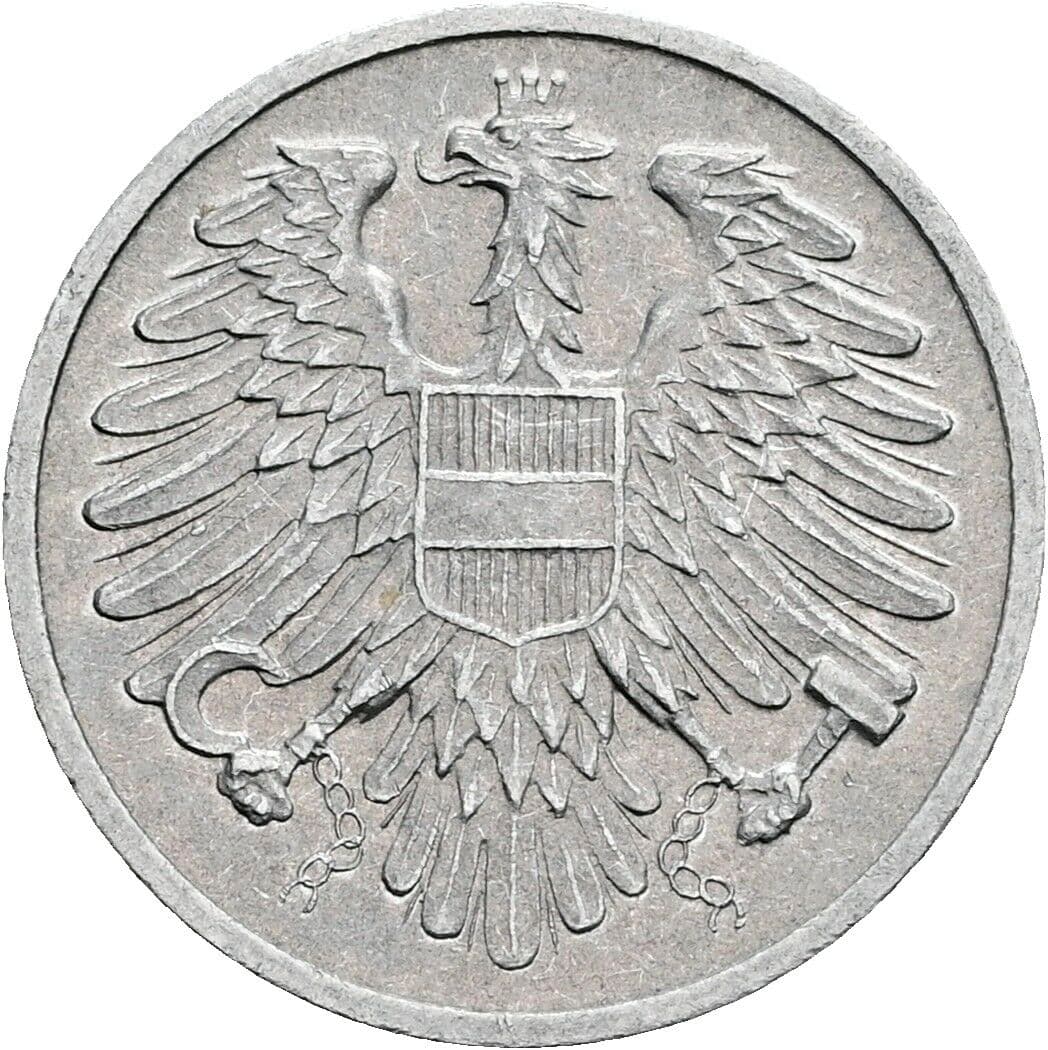 2 Groschen 1972 – Rückseite