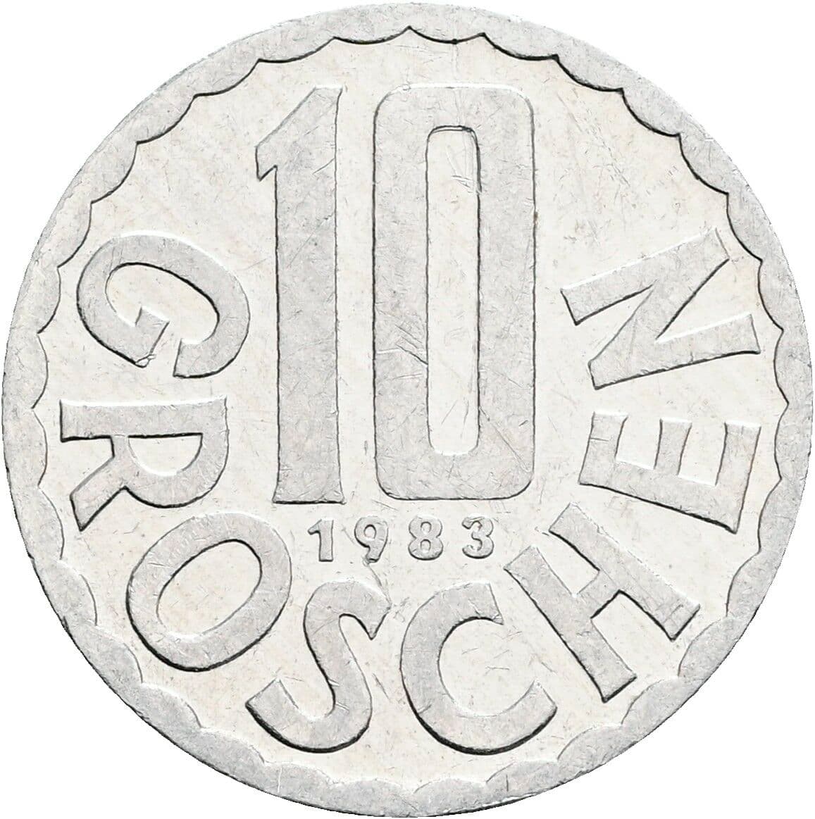 10 Groschen 1983 – Vorderseite