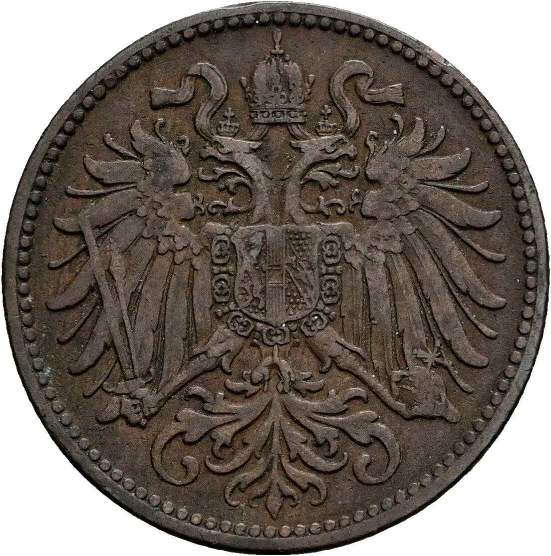2 Heller Franz Joseph I. 1848-1916 1899 – Rückseite