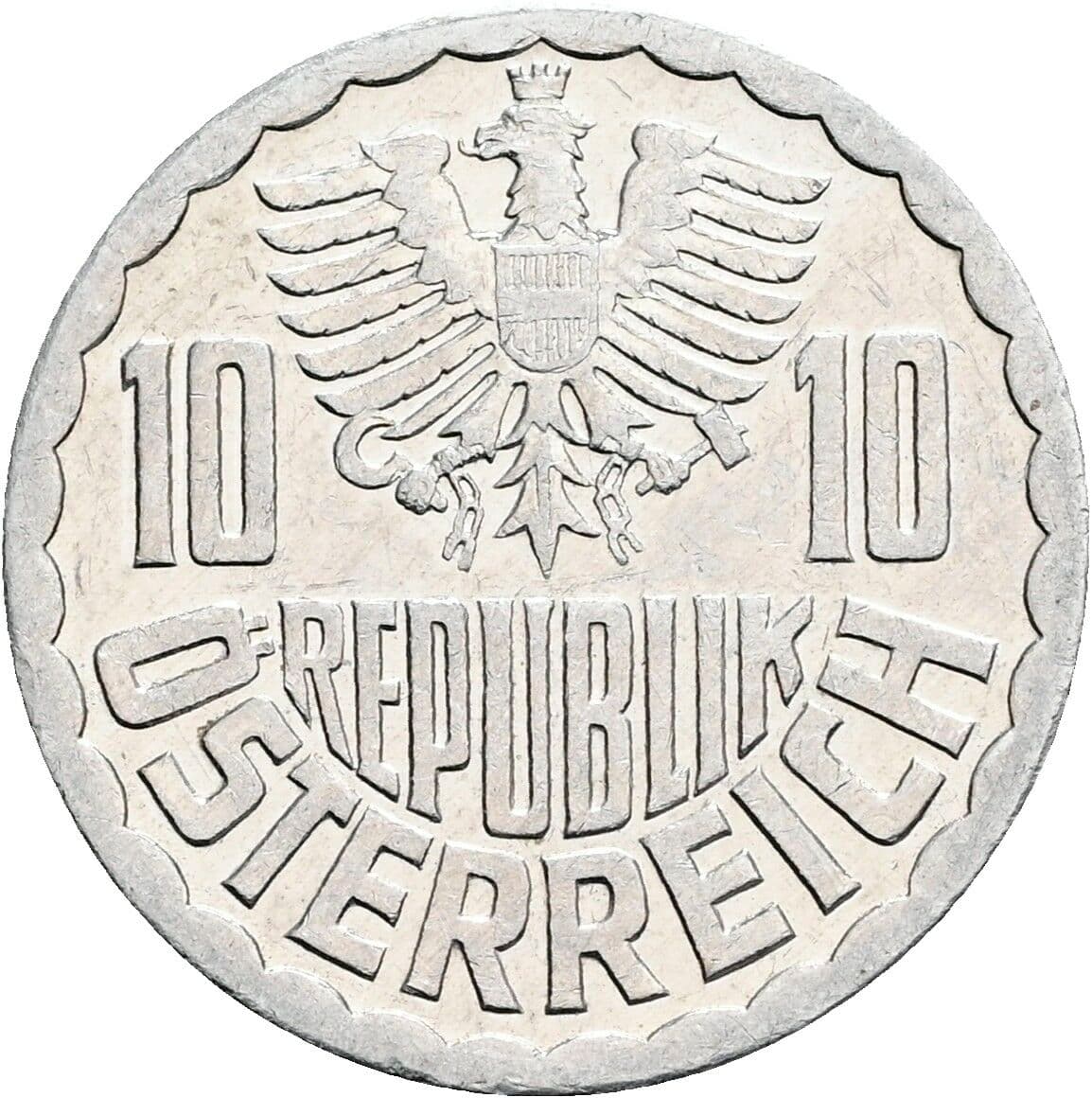 10 Groschen 1983 – Rückseite