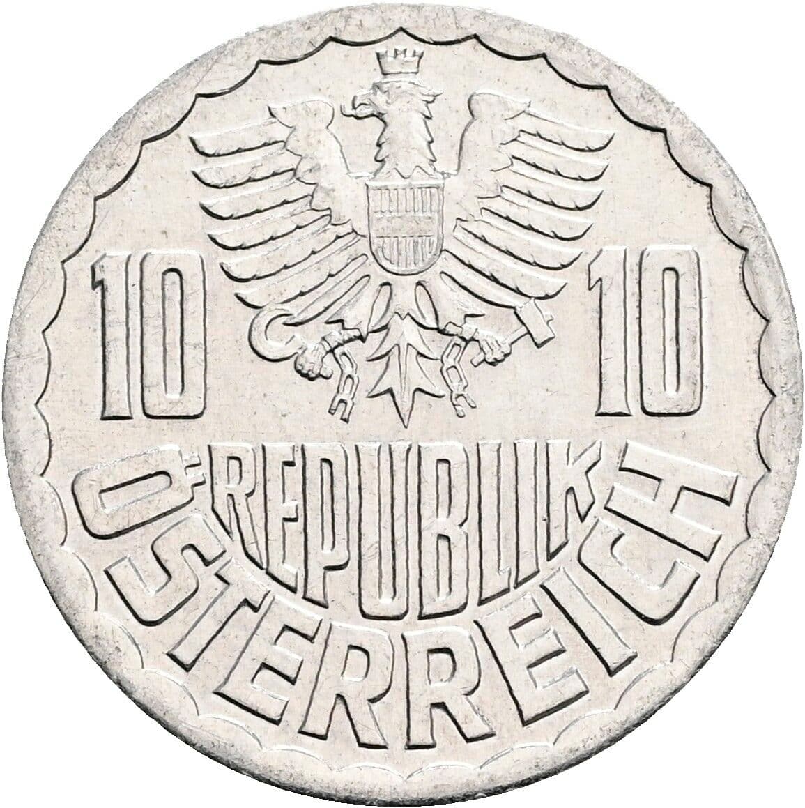 10 Groschen 1985 – Rückseite