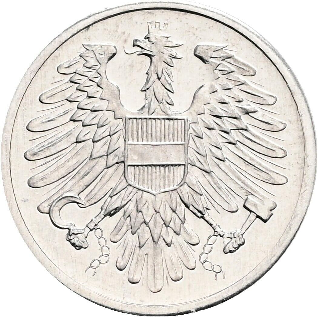 2 Groschen 1976 – Rückseite