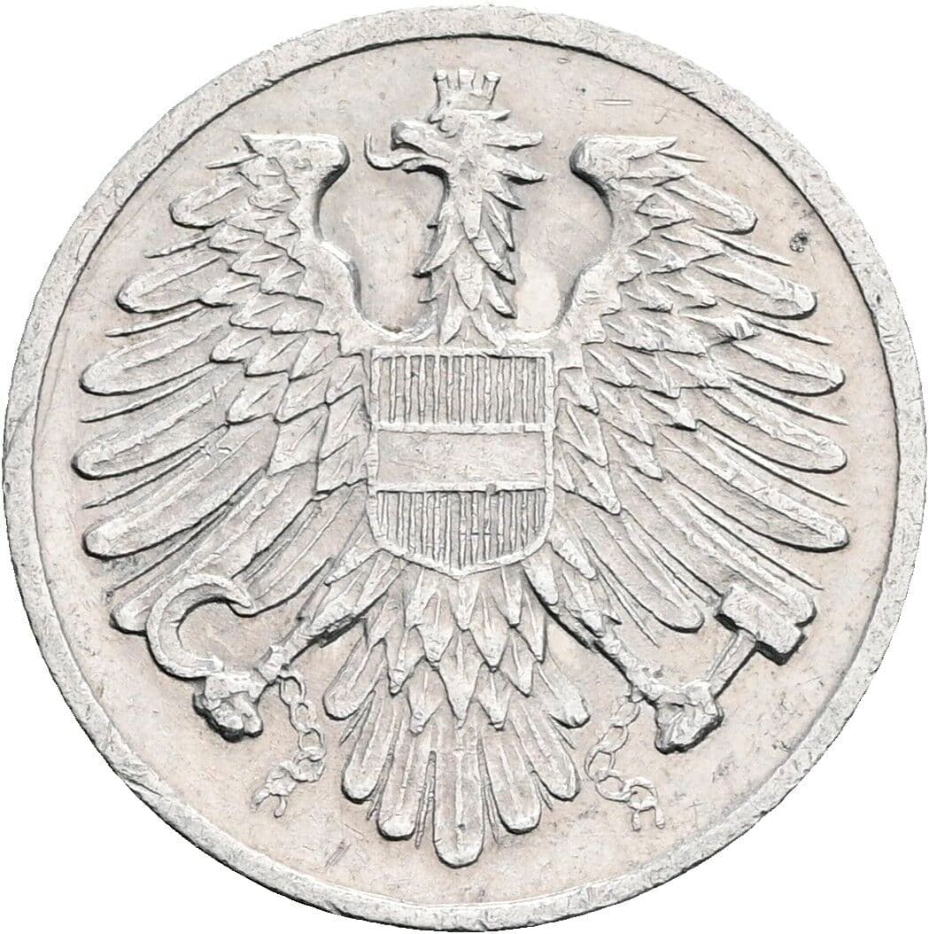 2 Groschen 1957 – Rückseite