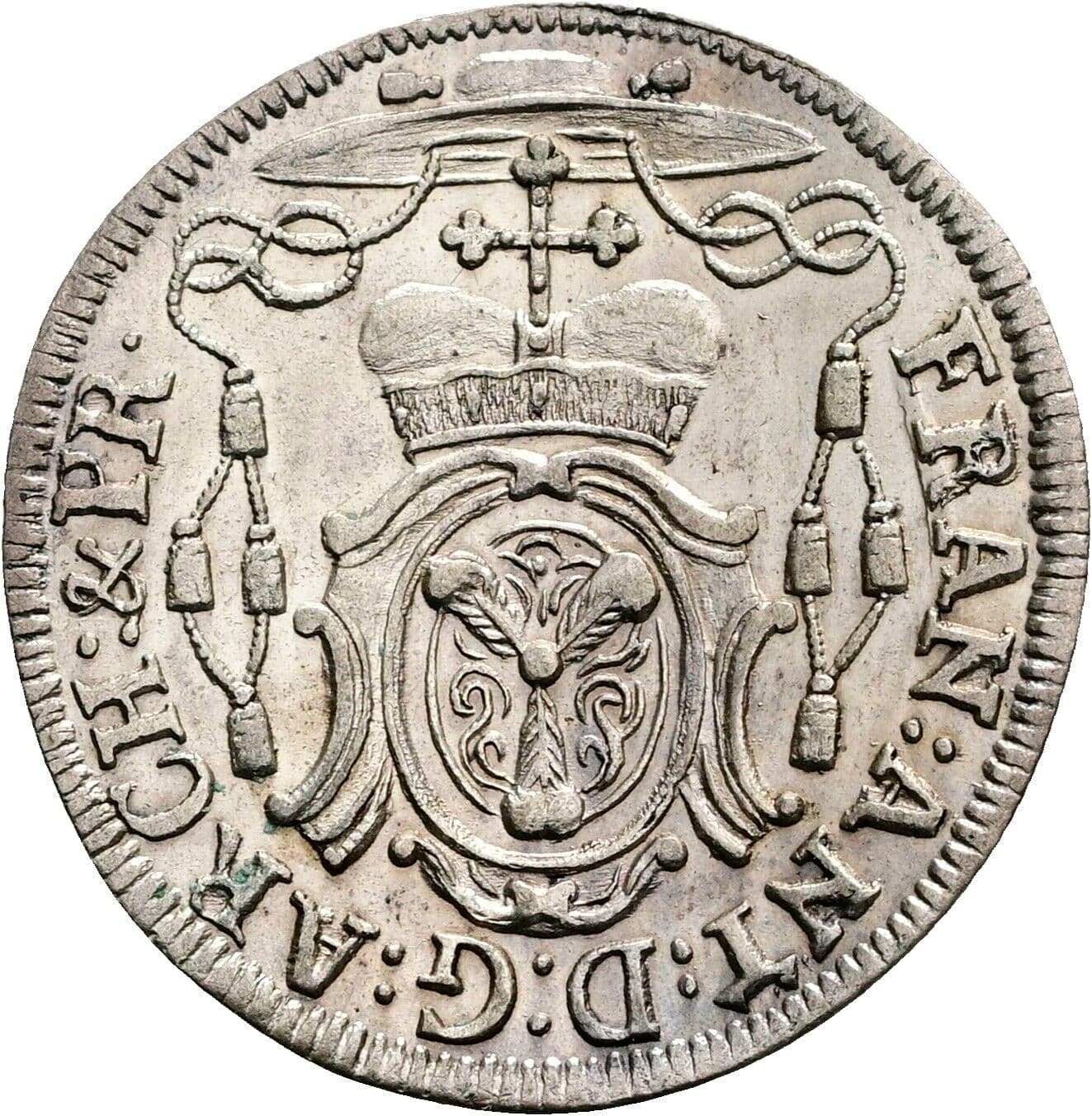 Batzen Franz Anton Fürst von Harrach 1709-1727 1722 – Rückseite