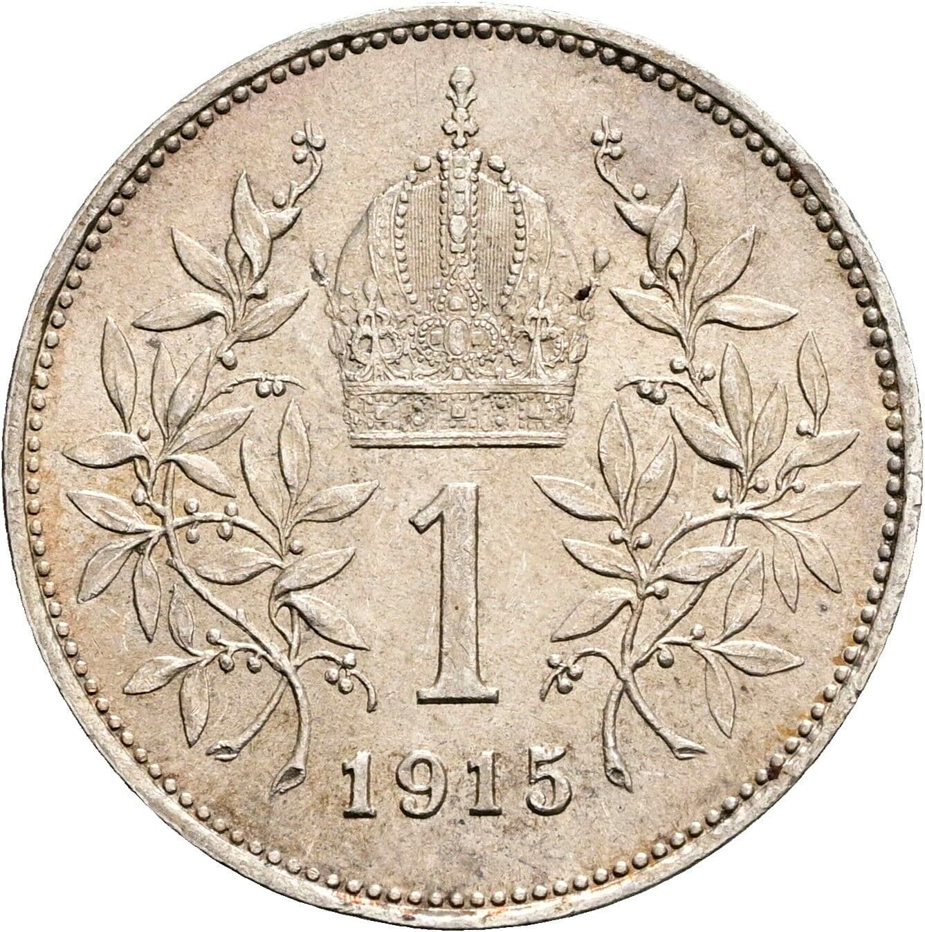 1 Krone Franz Joseph I. 1848-1916 1915 – Rückseite