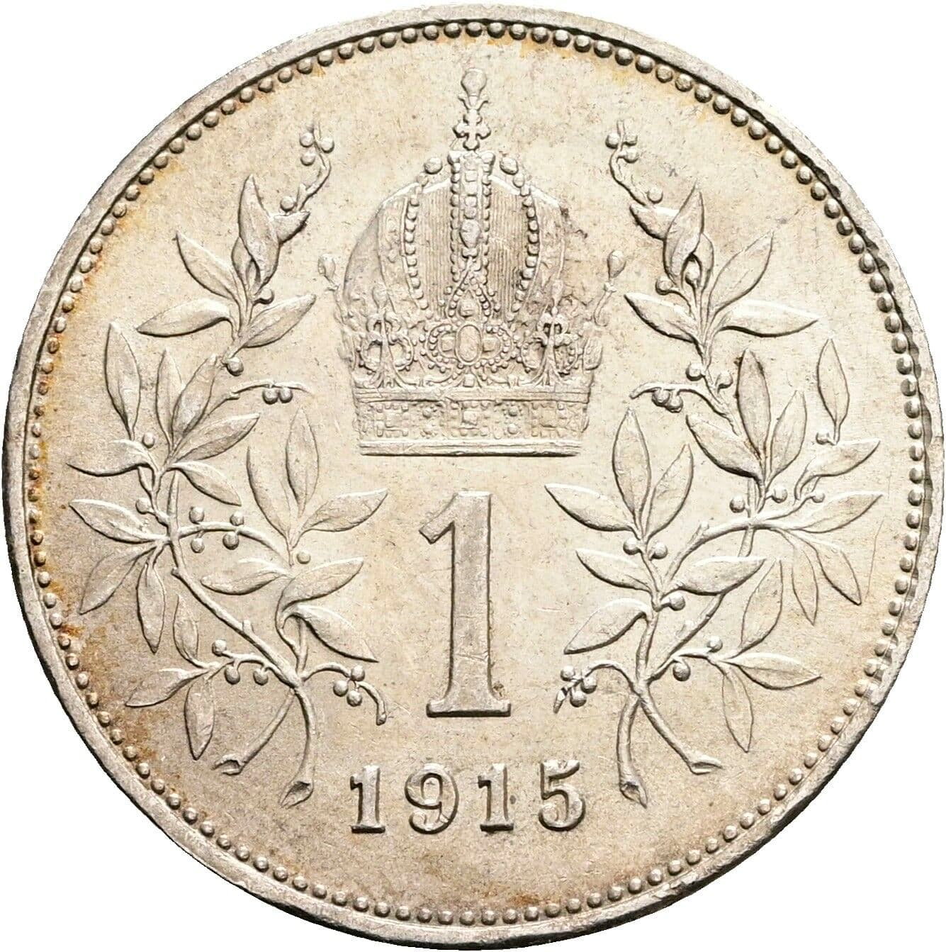 1 Krone Franz Joseph I. 1848-1916 1915 – Rückseite