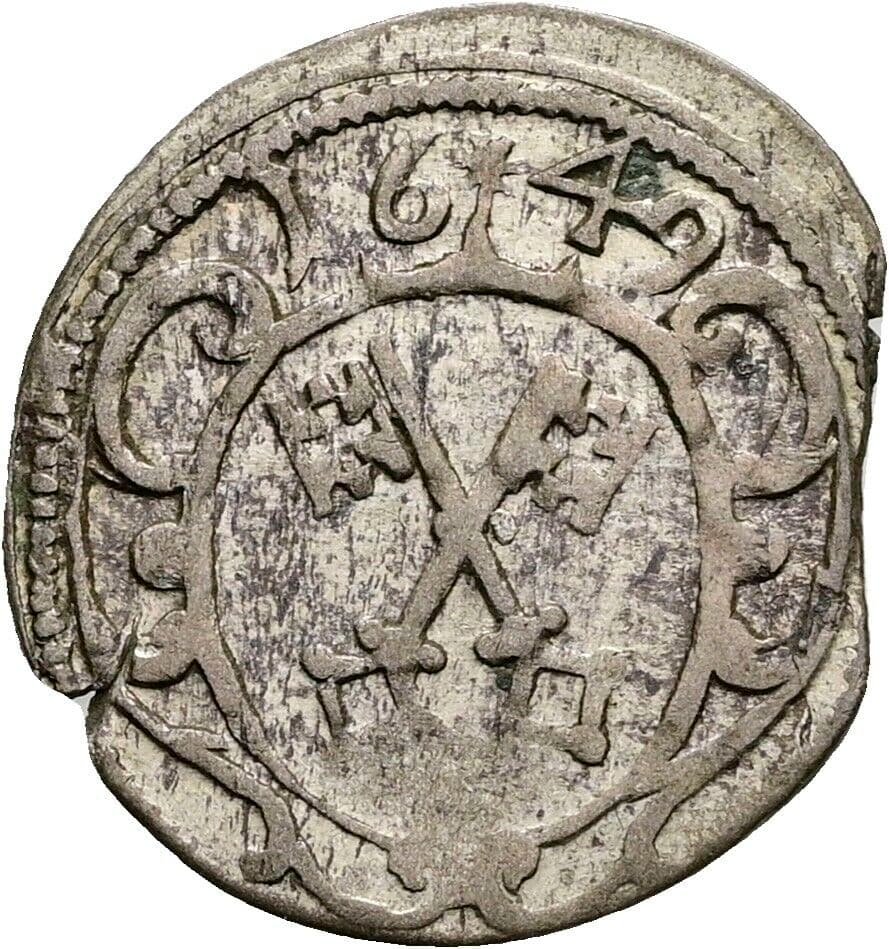 1 Kreuzer 1649 – Vorderseite