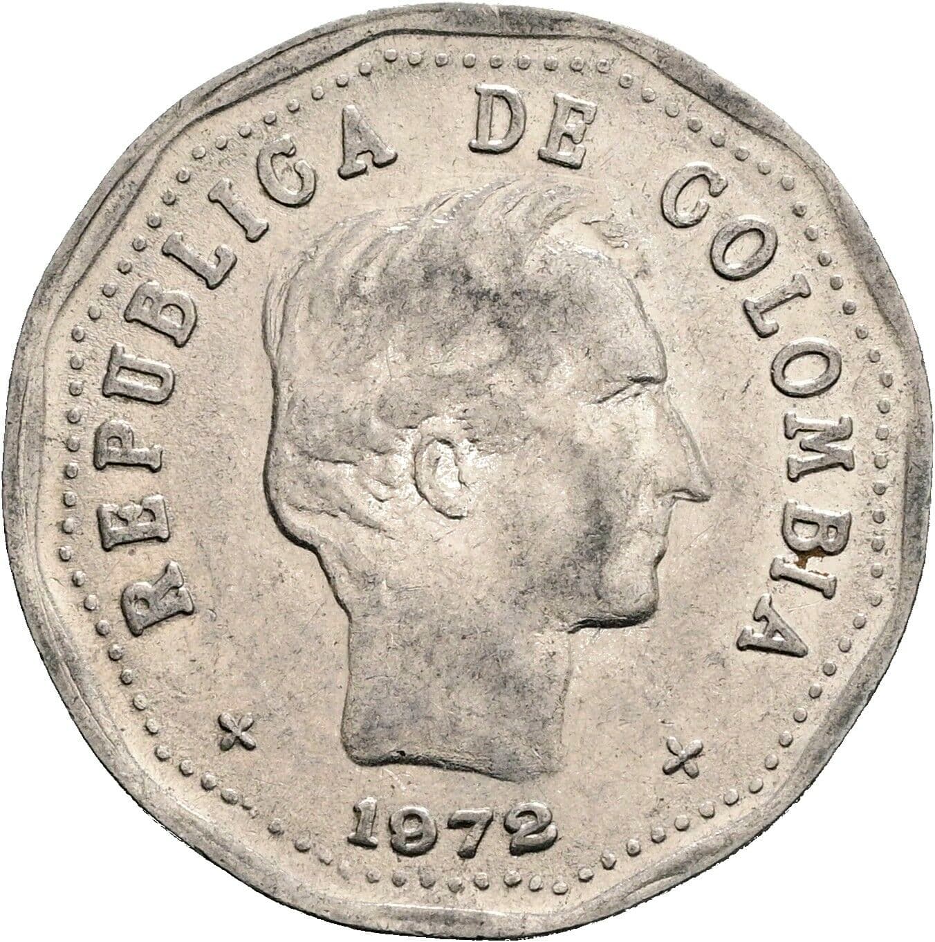 50 Centavos 1972 – Vorderseite