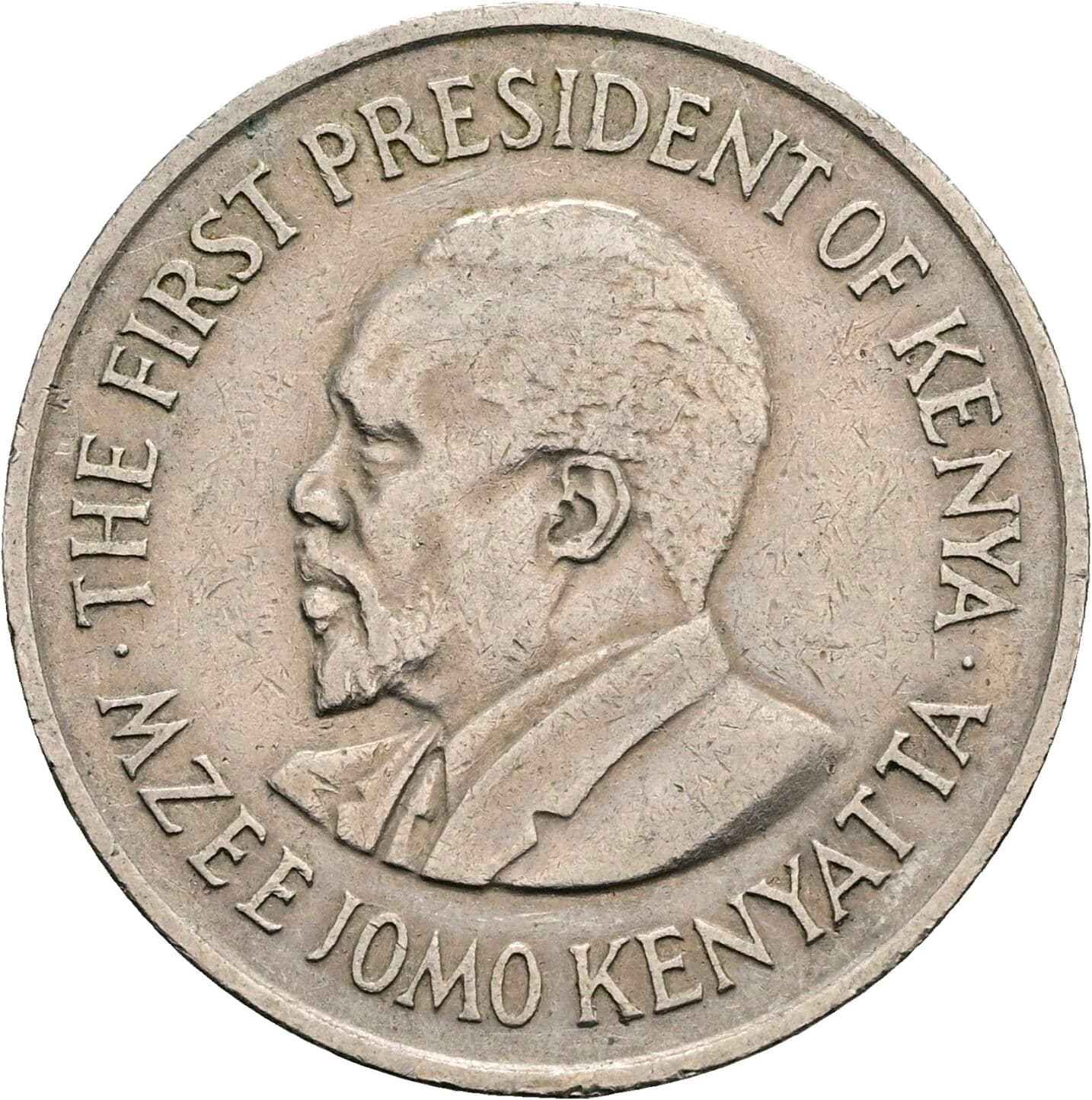 1 Shilling 1975 – Vorderseite