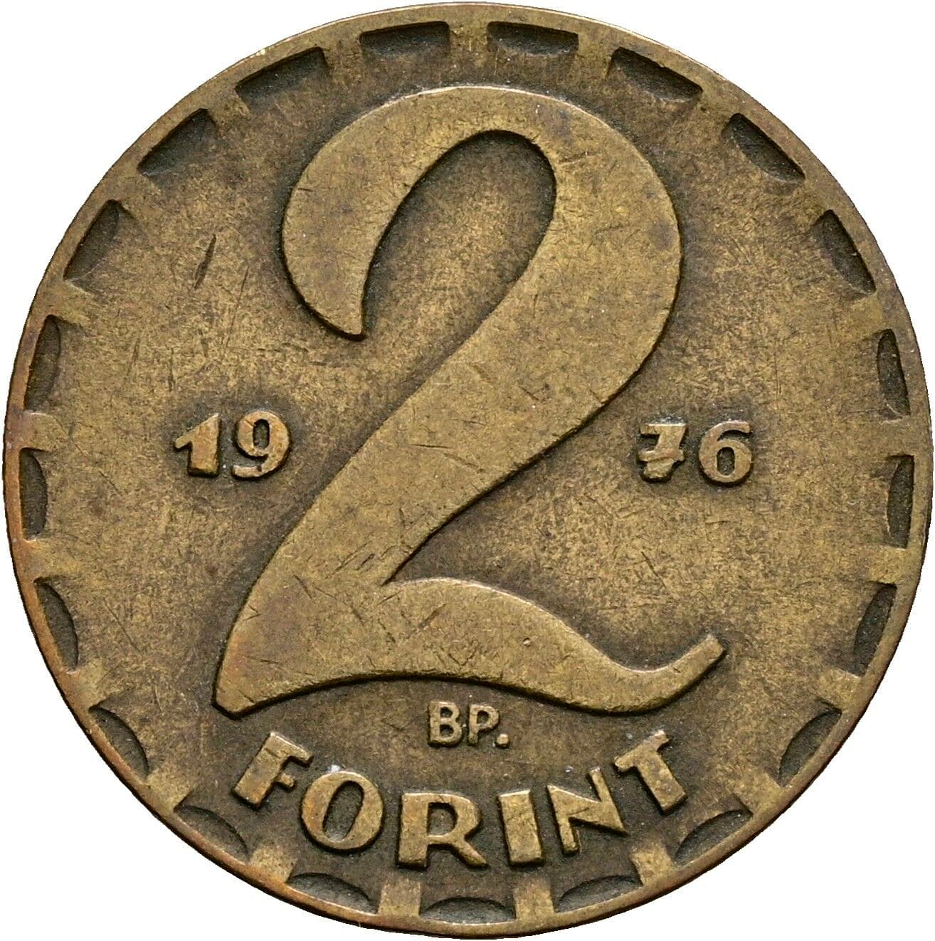 2 Forint 1976 – Vorderseite