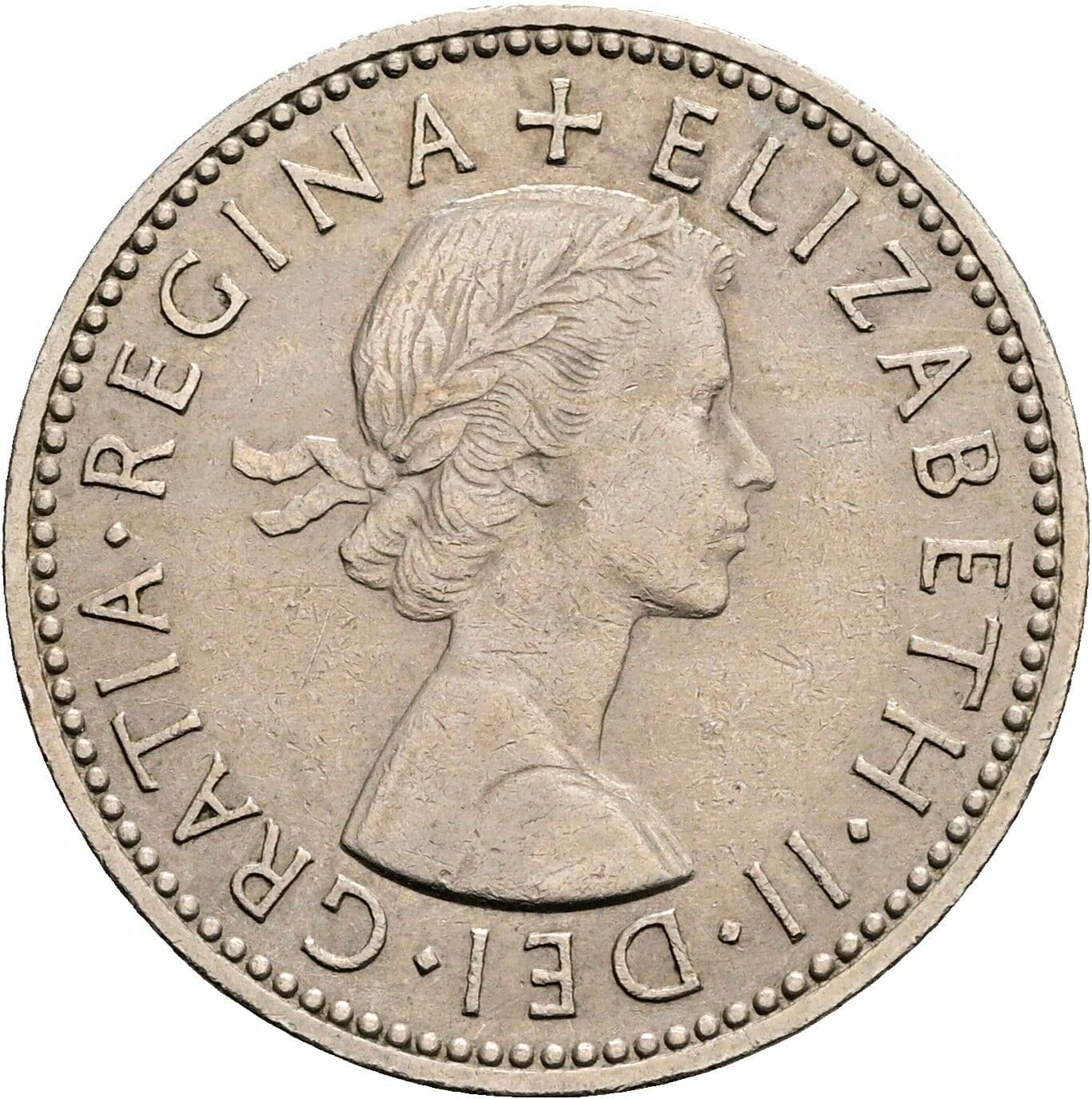 1 Shilling 1961 – Vorderseite