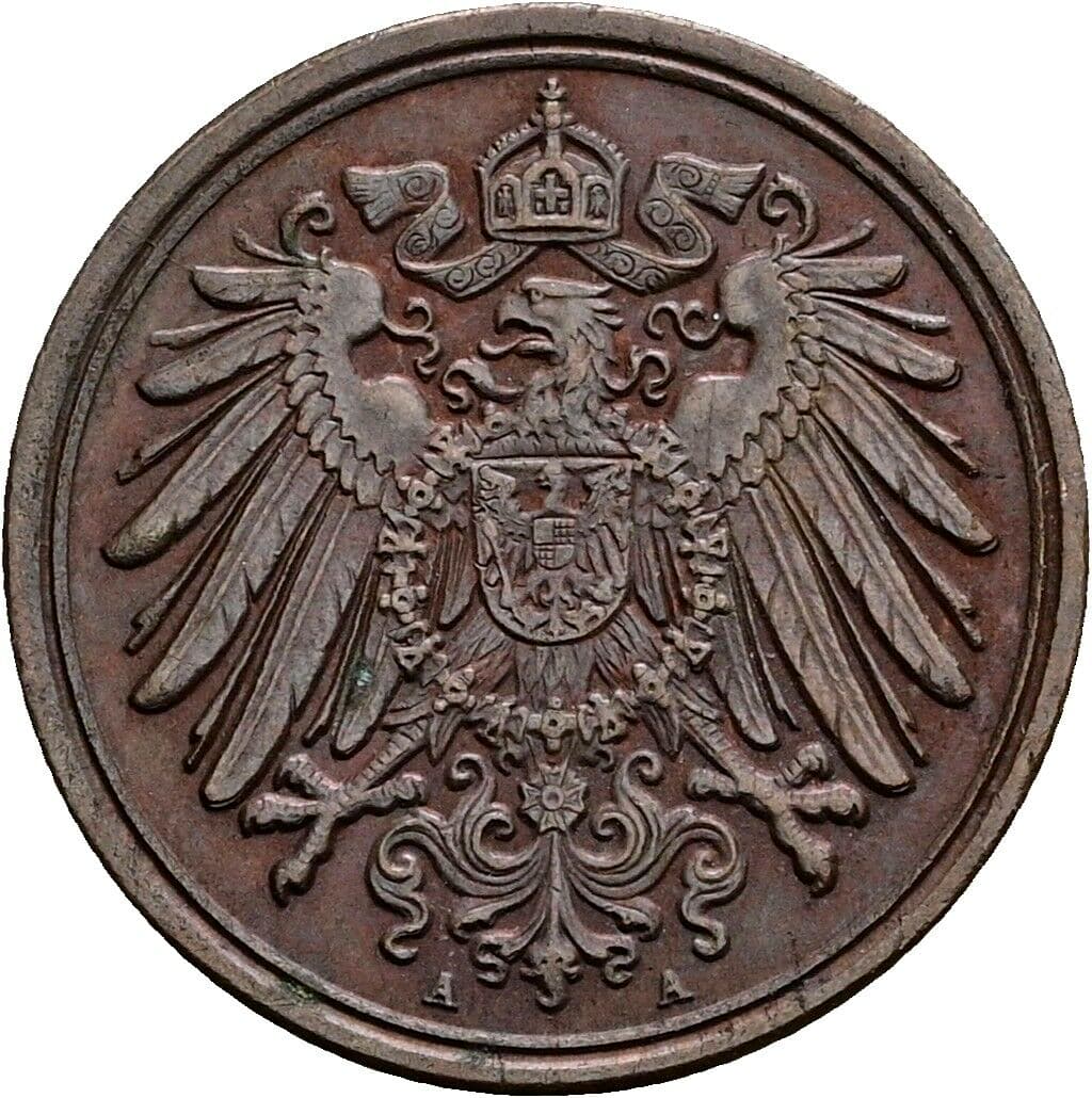 1 Pfennig 1904 A – Rückseite