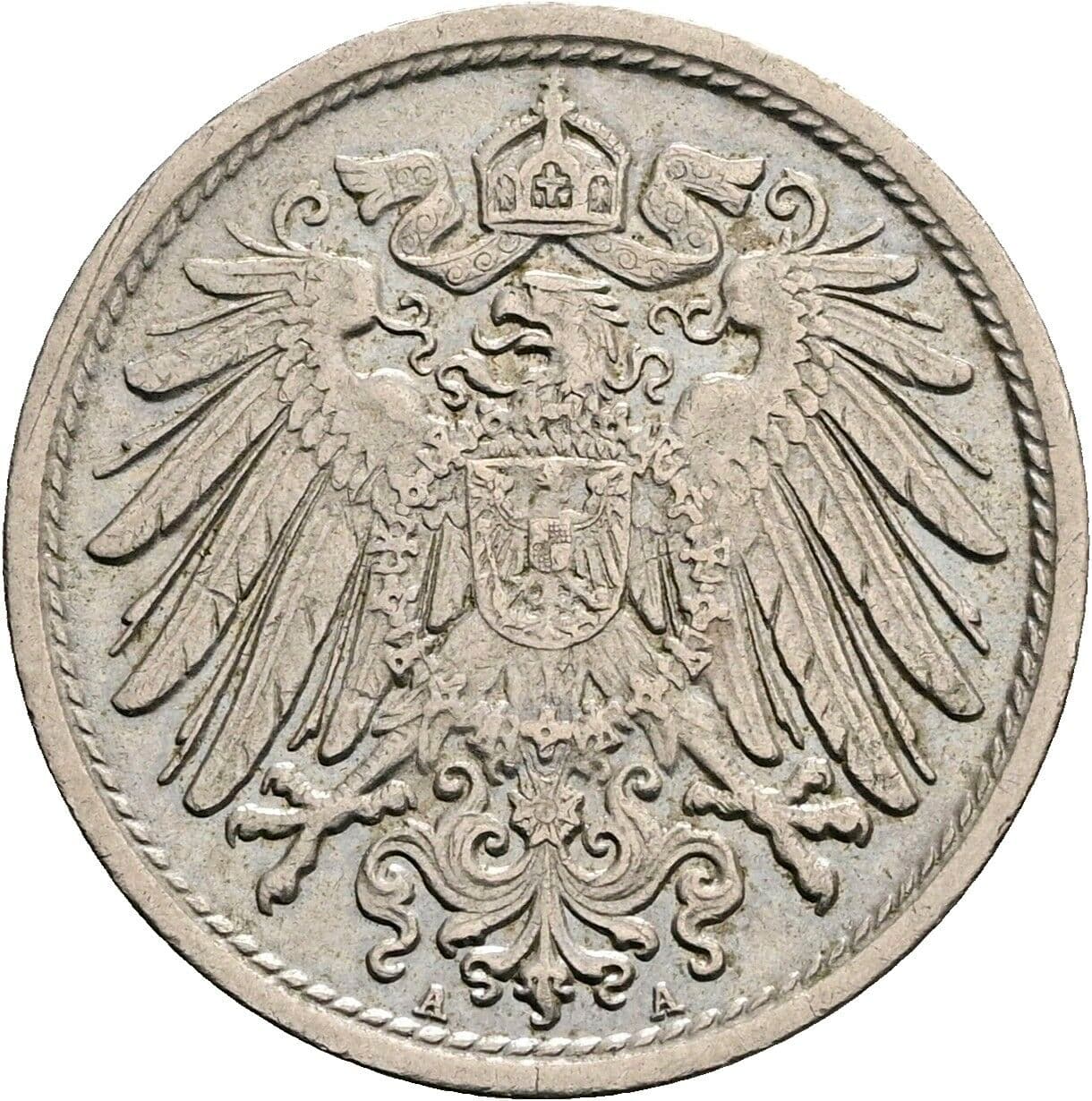 10 Pfennig 1915 A – Rückseite
