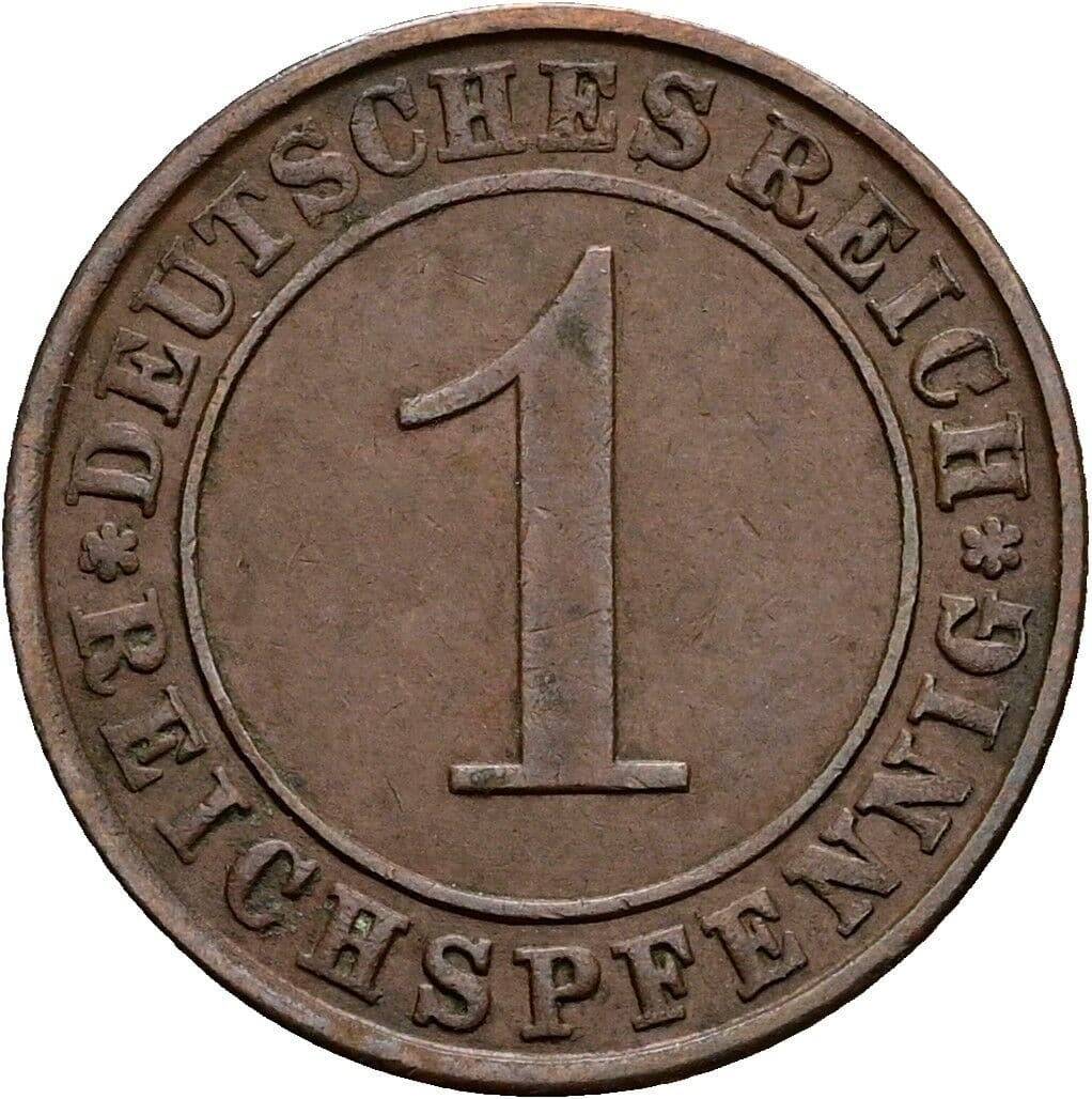 1 Reichspfennig 1936 A – Vorderseite