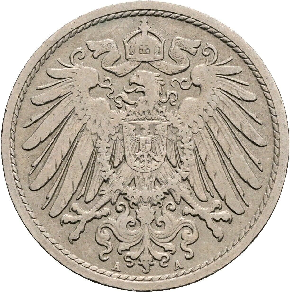 10 Pfennig 1903 A – Rückseite