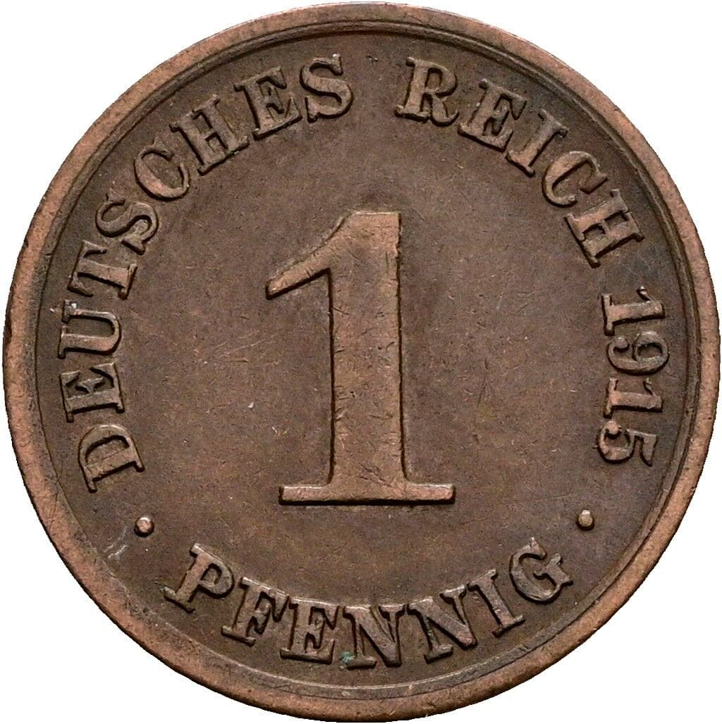 1 Pfennig 1915 A – Vorderseite