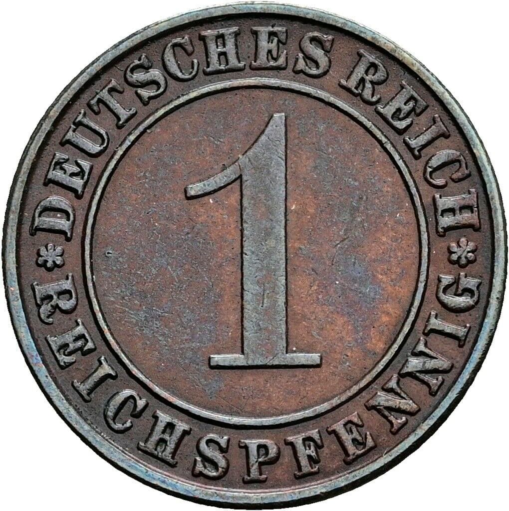 1 Reichspfennig 1935 A – Vorderseite
