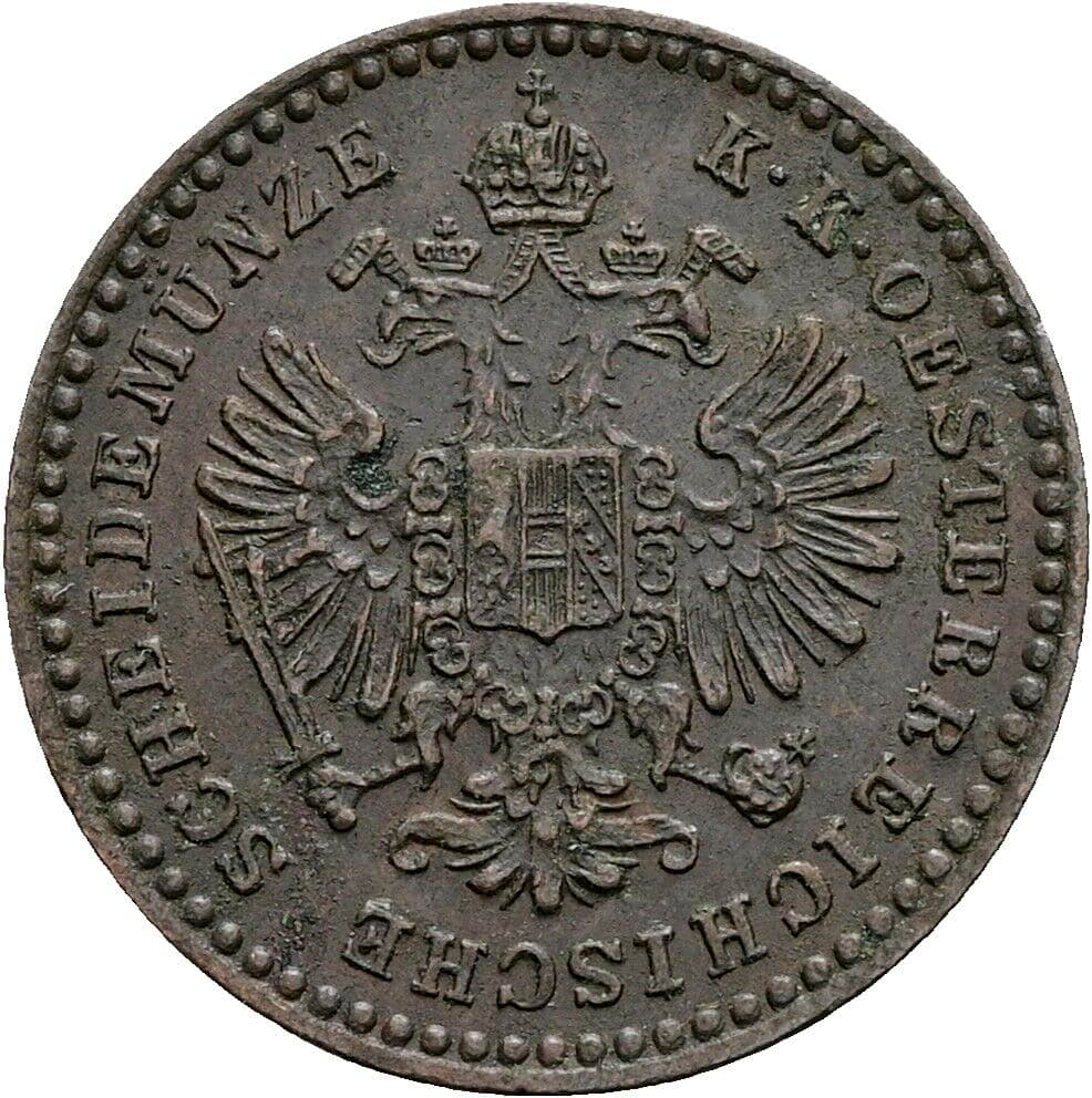 5/10 Kreuzer Franz Joseph I. 1848-1916 1885 – Rückseite
