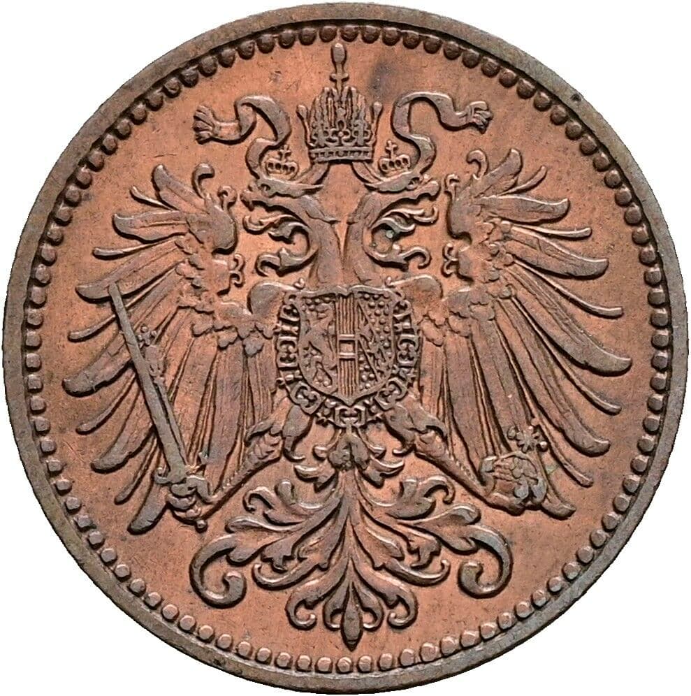 1 Heller Franz Joseph I. 1848-1916 1912 – Rückseite