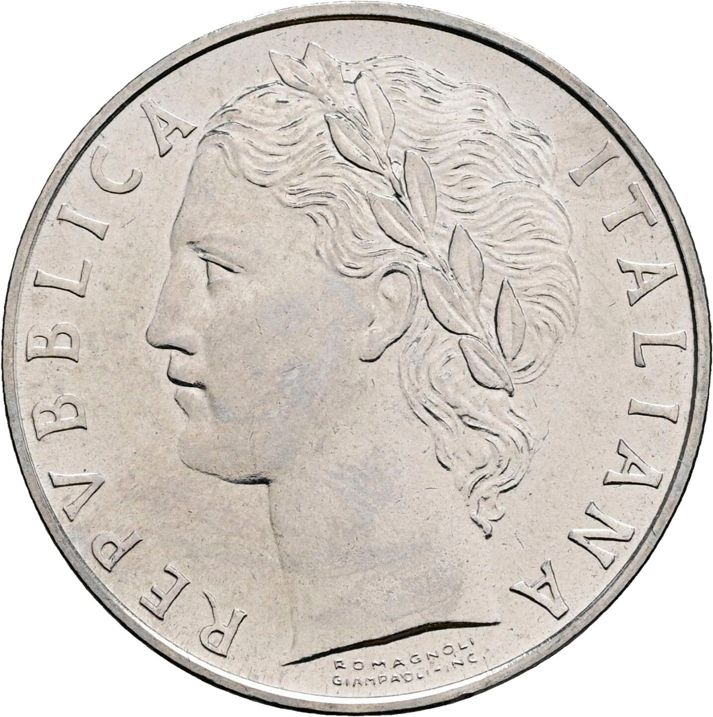 100 Lire 1970 – Vorderseite
