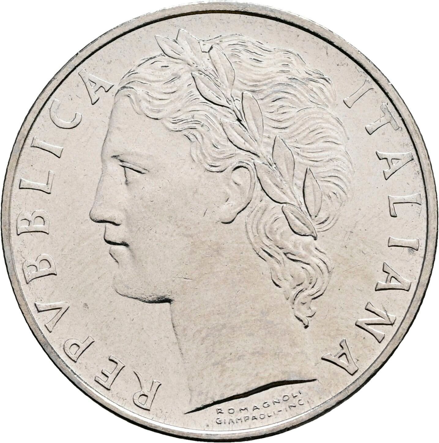 100 Lire 1970 – Vorderseite