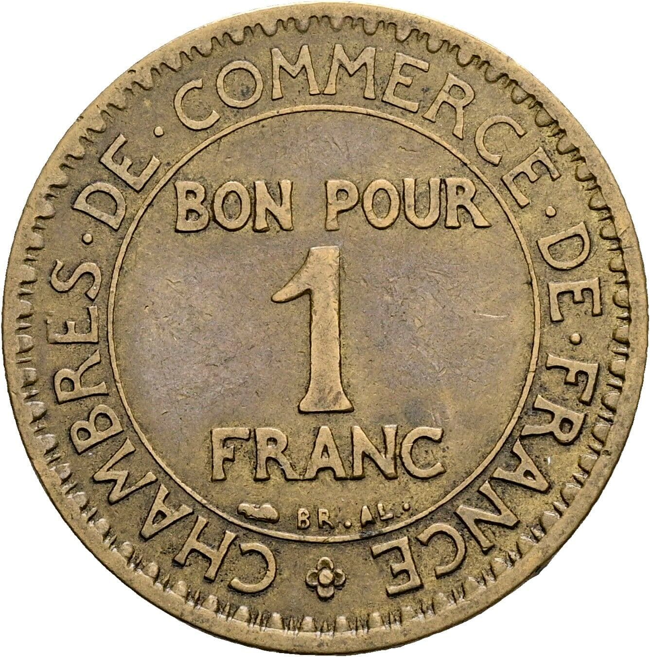 1 Franc 1921 – Vorderseite