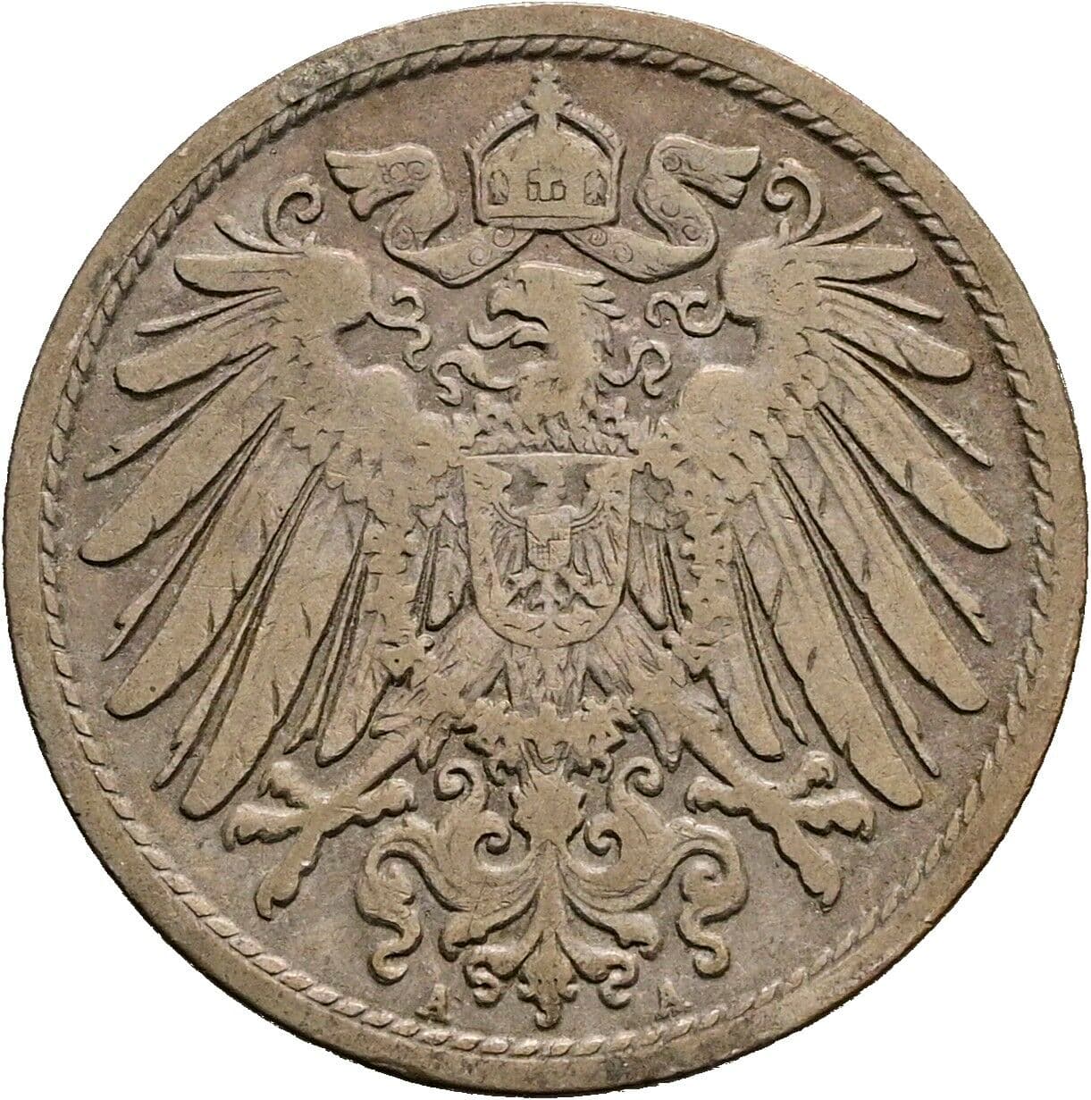 10 Pfennig 1904 A – Rückseite