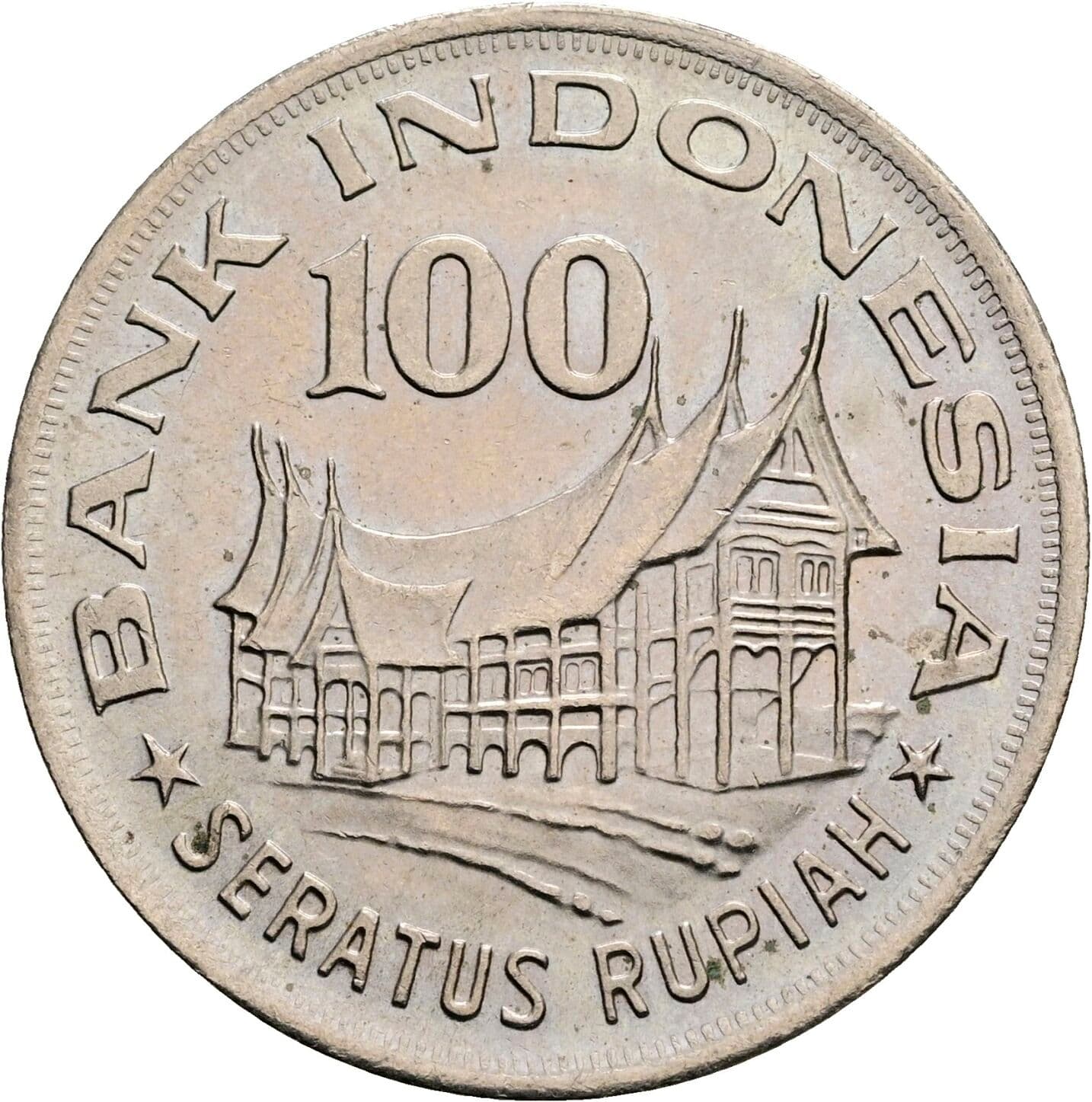 100 Rupiah 1978 – Vorderseite