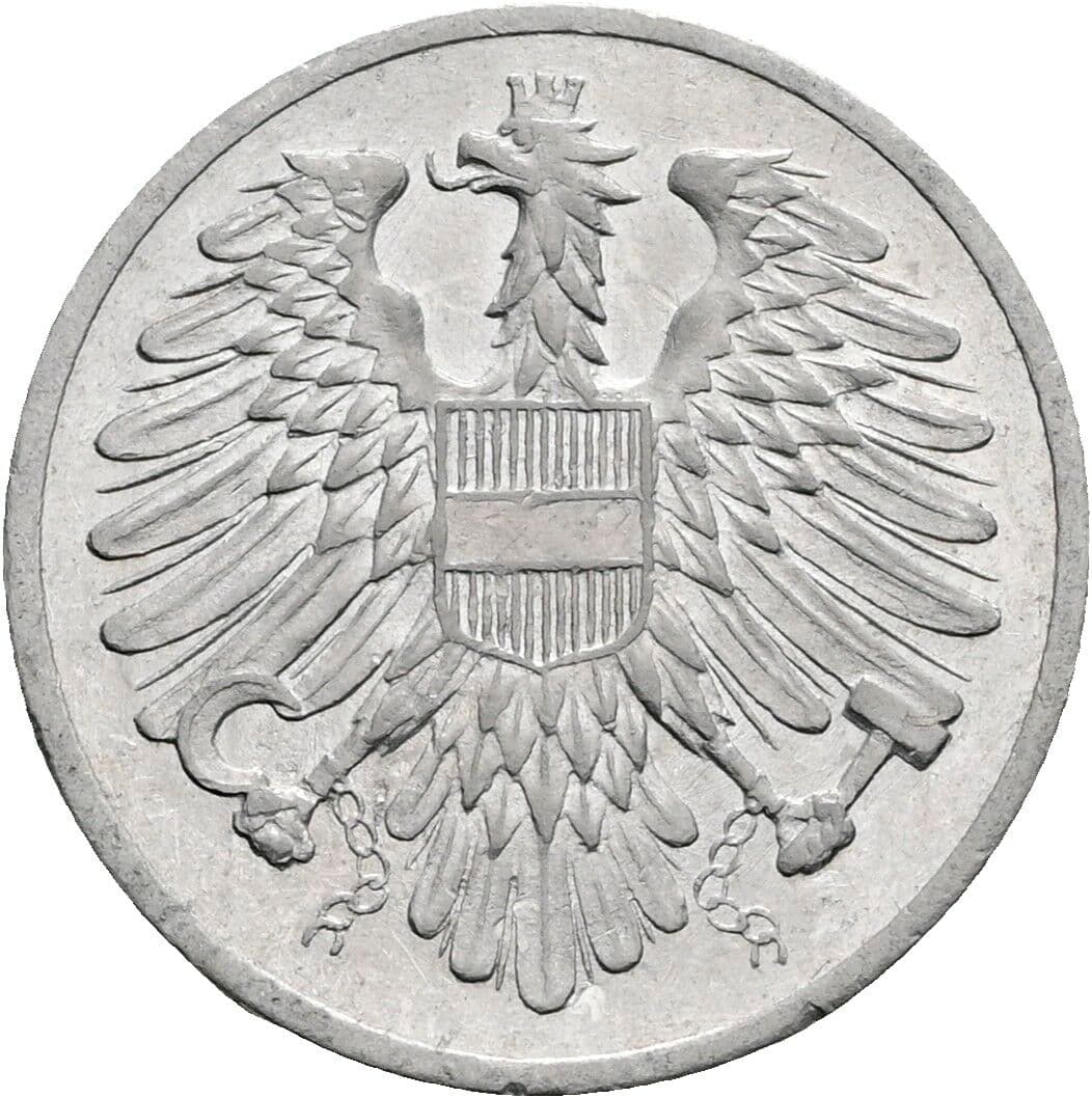 2 Groschen 1957 – Rückseite