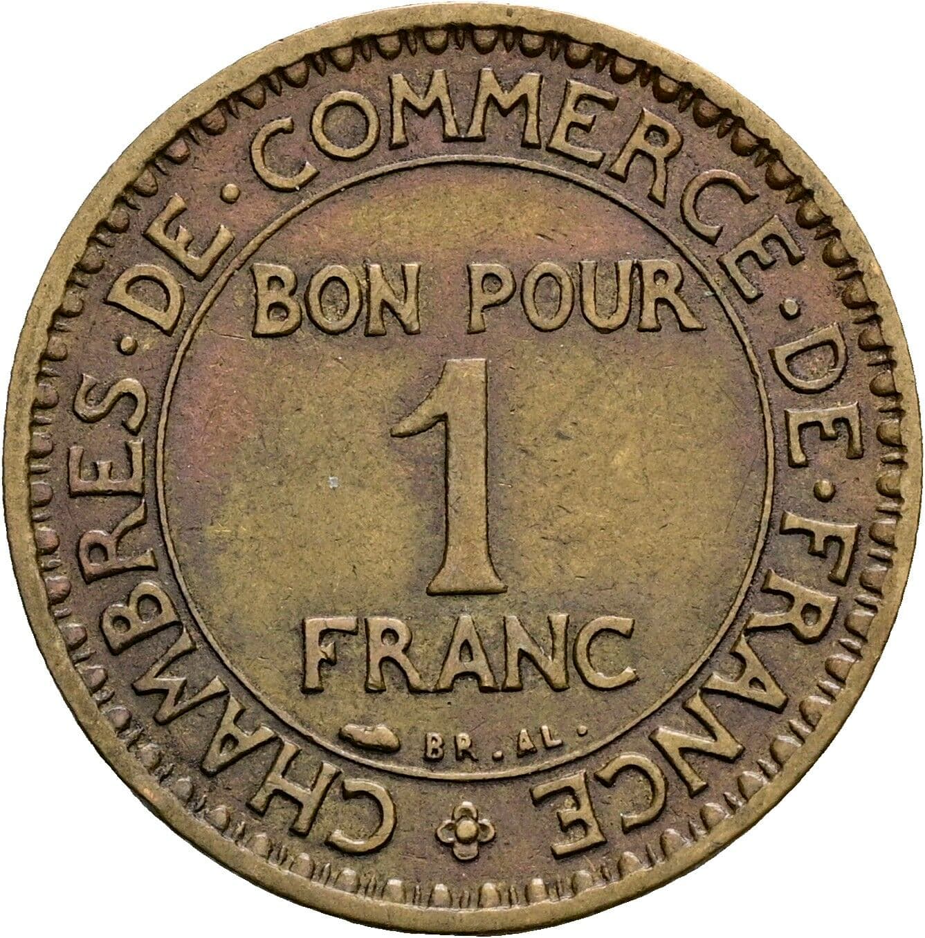 1 Franc 1924 – Vorderseite
